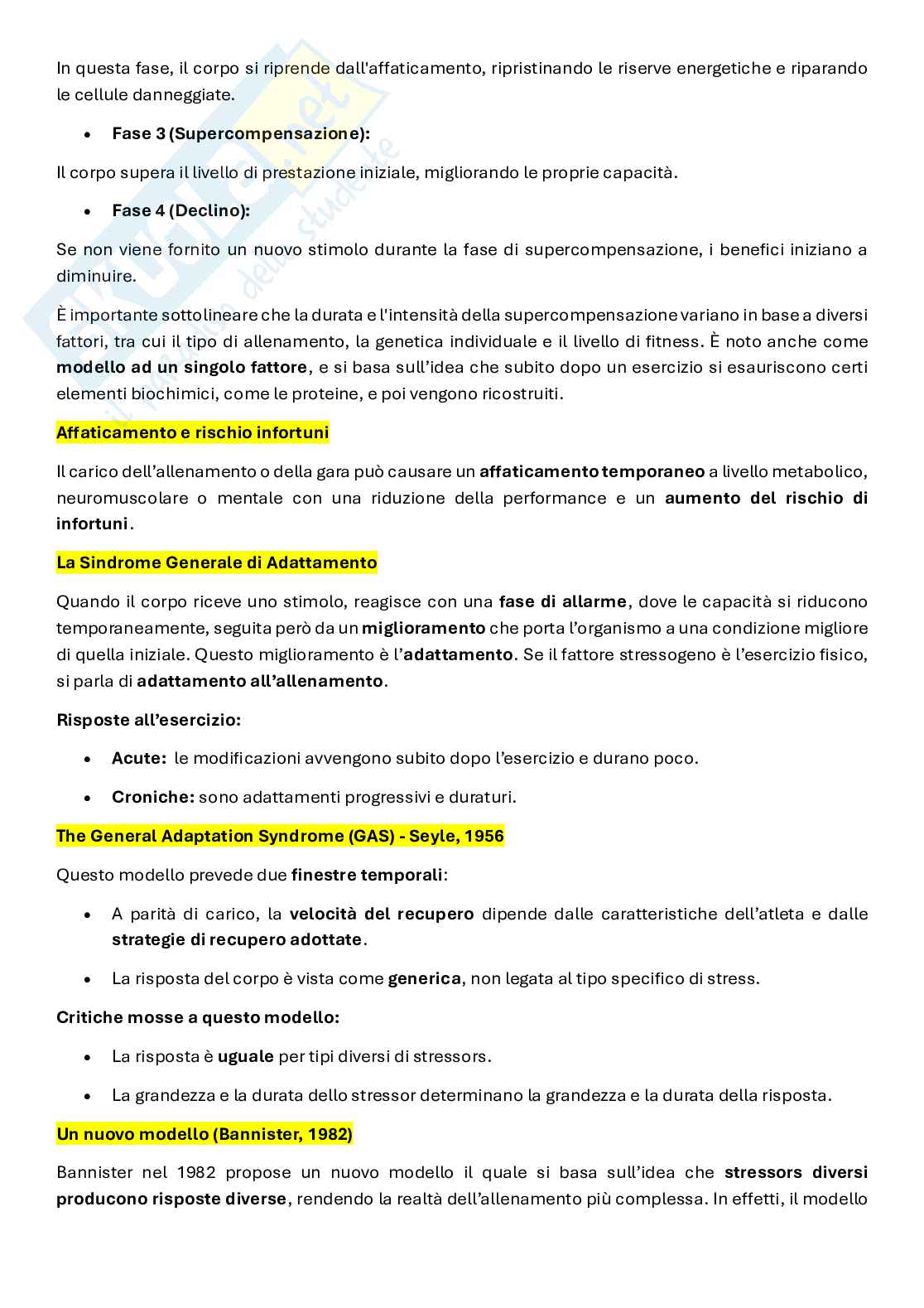 Tecniche e valutazione delle attitudini sportive Pag. 41