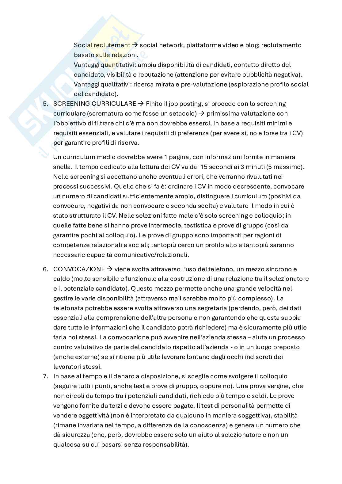 Appunti completi delle lezioni di Psicologia del lavoro Pag. 6