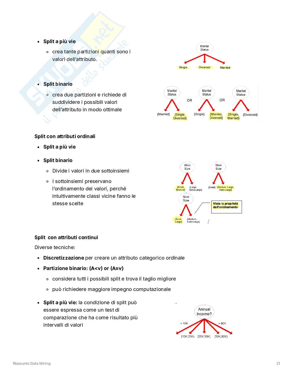 Appunti esame di Data Mining Pag. 21