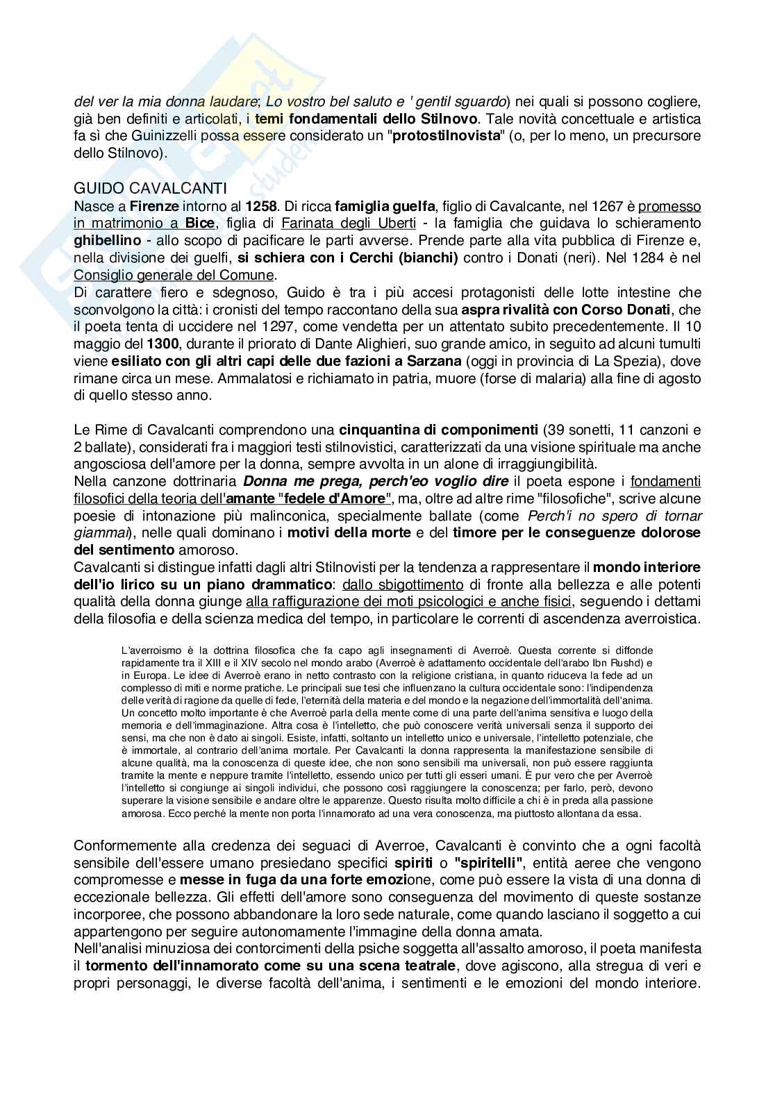 Riassunto esame Letteratura italiana, Prof. Sorella Antonio, libro consigliato Il Magnifico viaggio, Carnero, Iannaccone Pag. 16