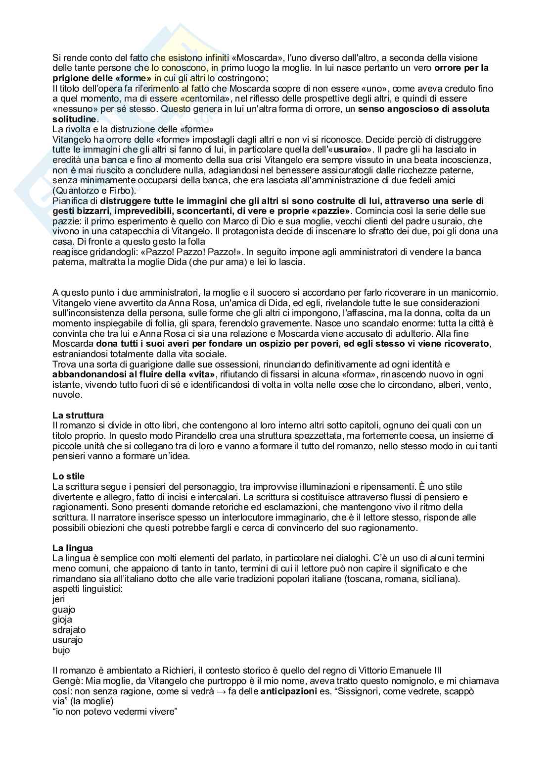 Appunti che possono aiutare con lo studio dell'esame di Letteratura italiana Pag. 26