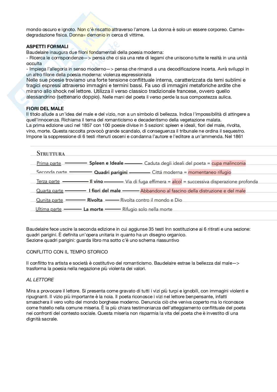 Appunti che possono aiutare con lo studio dell'esame di Letteratura italiana Pag. 6
