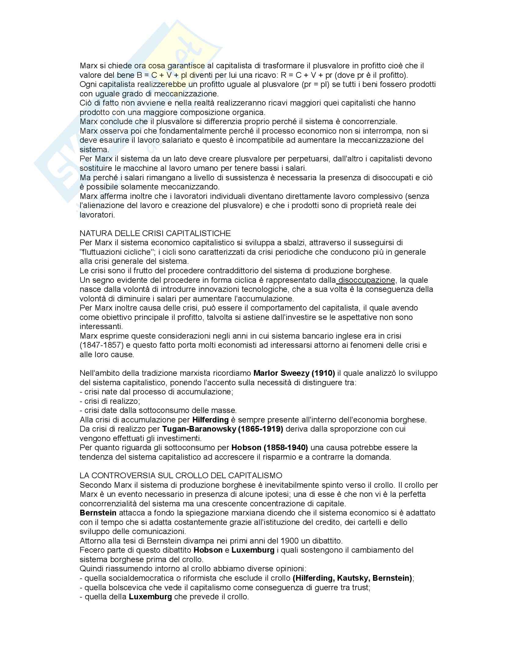 Storia del pensiero economico - nozioni generali Pag. 11