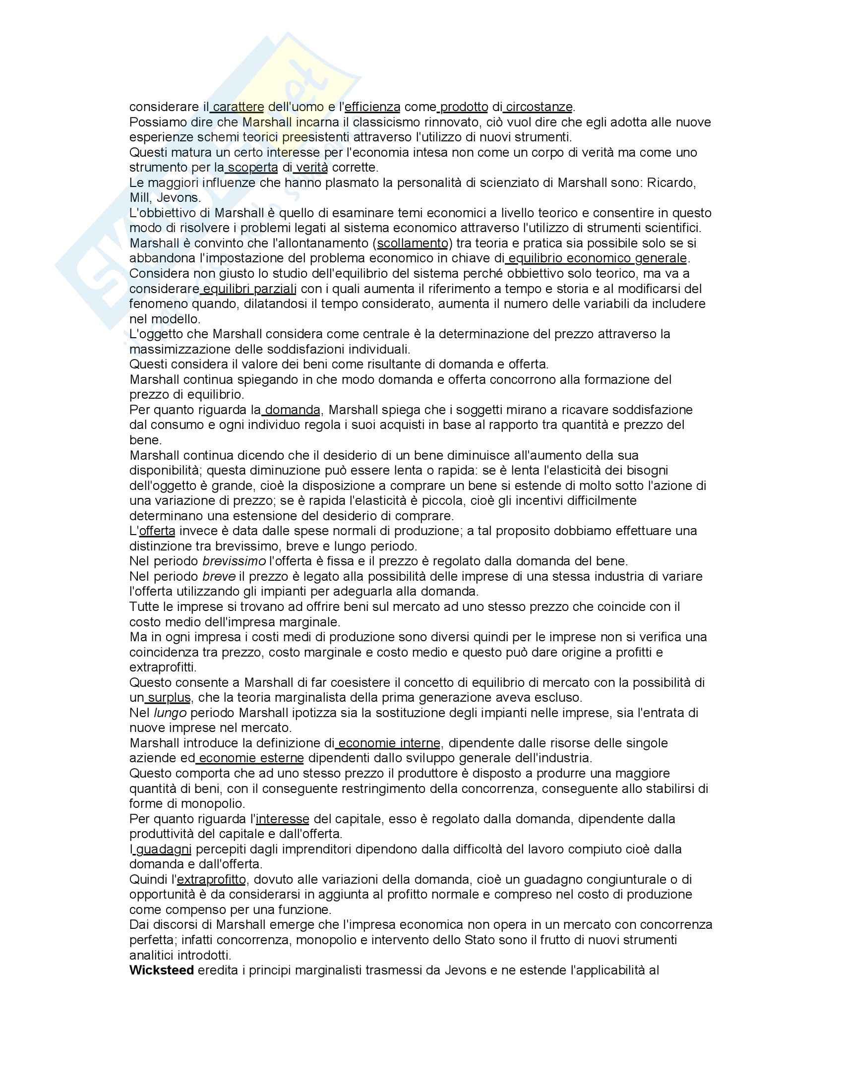 Storia del pensiero economico - nozioni generali Pag. 16