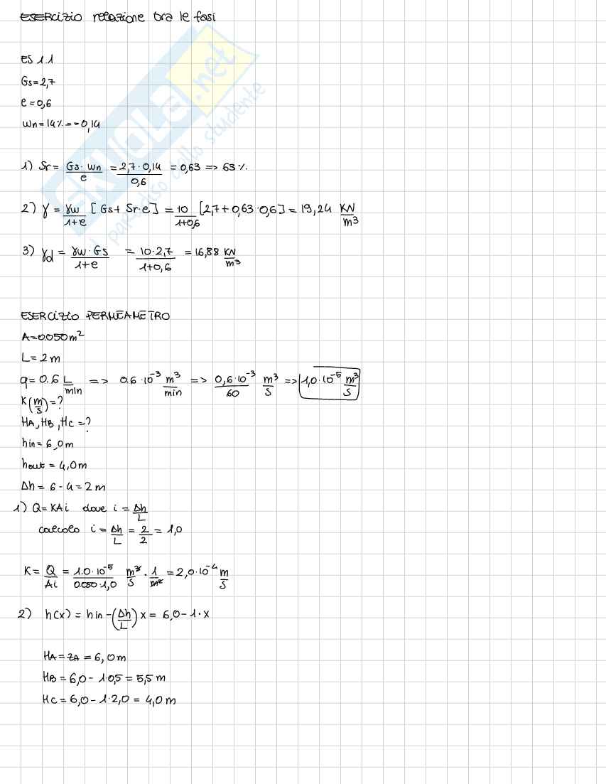 Esercizi Geotecnica  Pag. 21