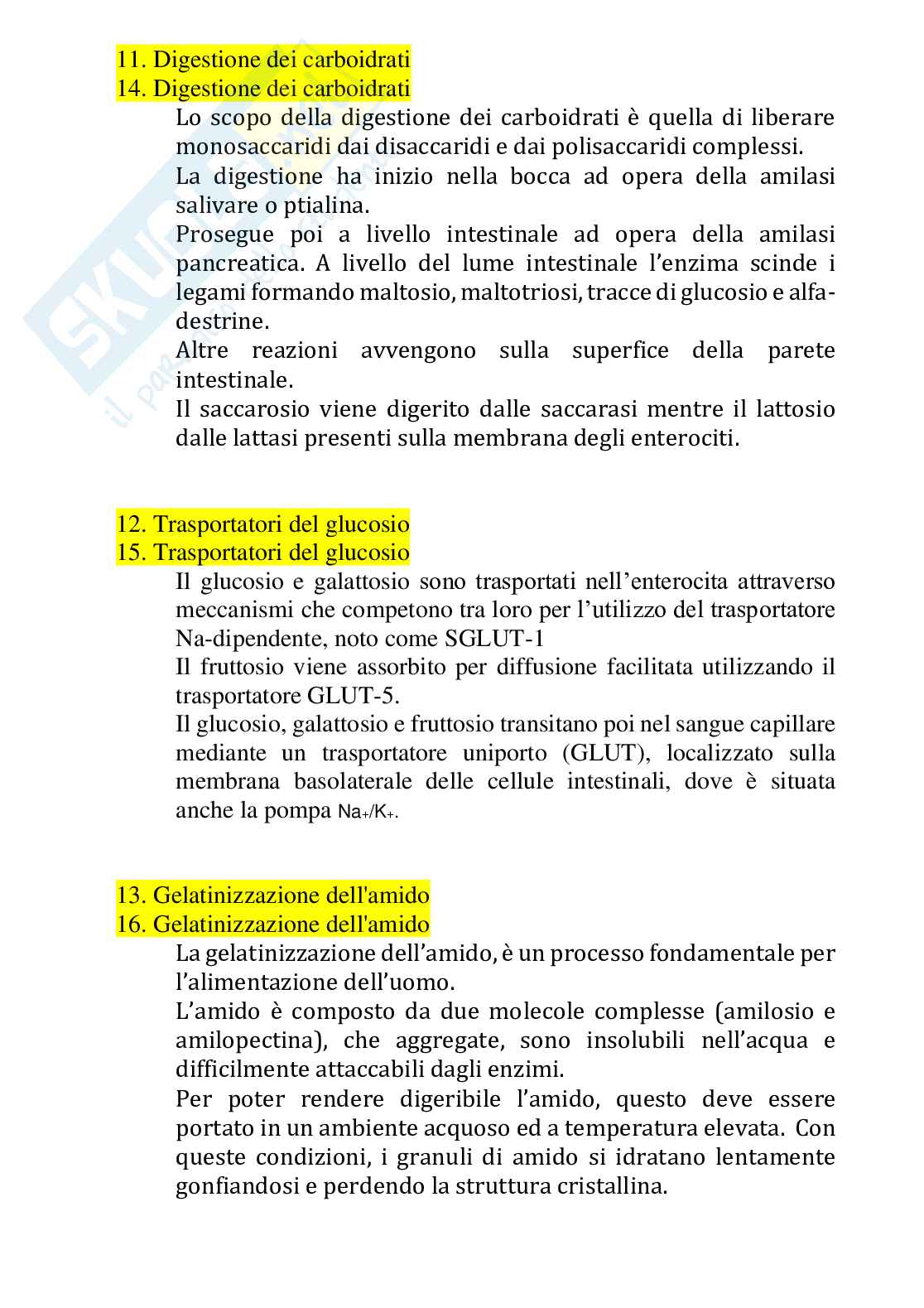 Paniere completo di Fisiologia dei nutrienti (2026) - Risposte multiple e aperte corrette Pag. 46