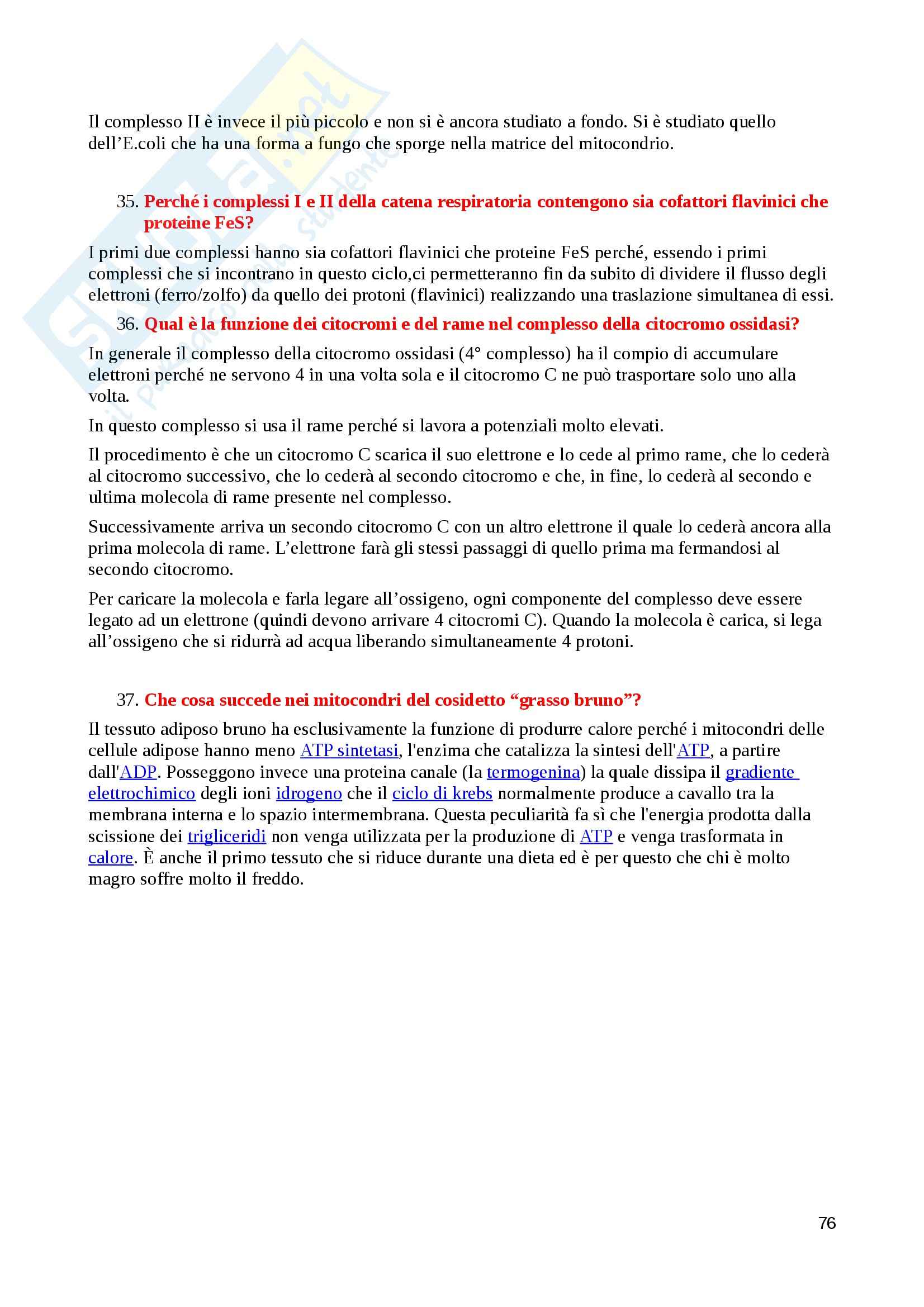 Biochimica generale - Appunti Pag. 76