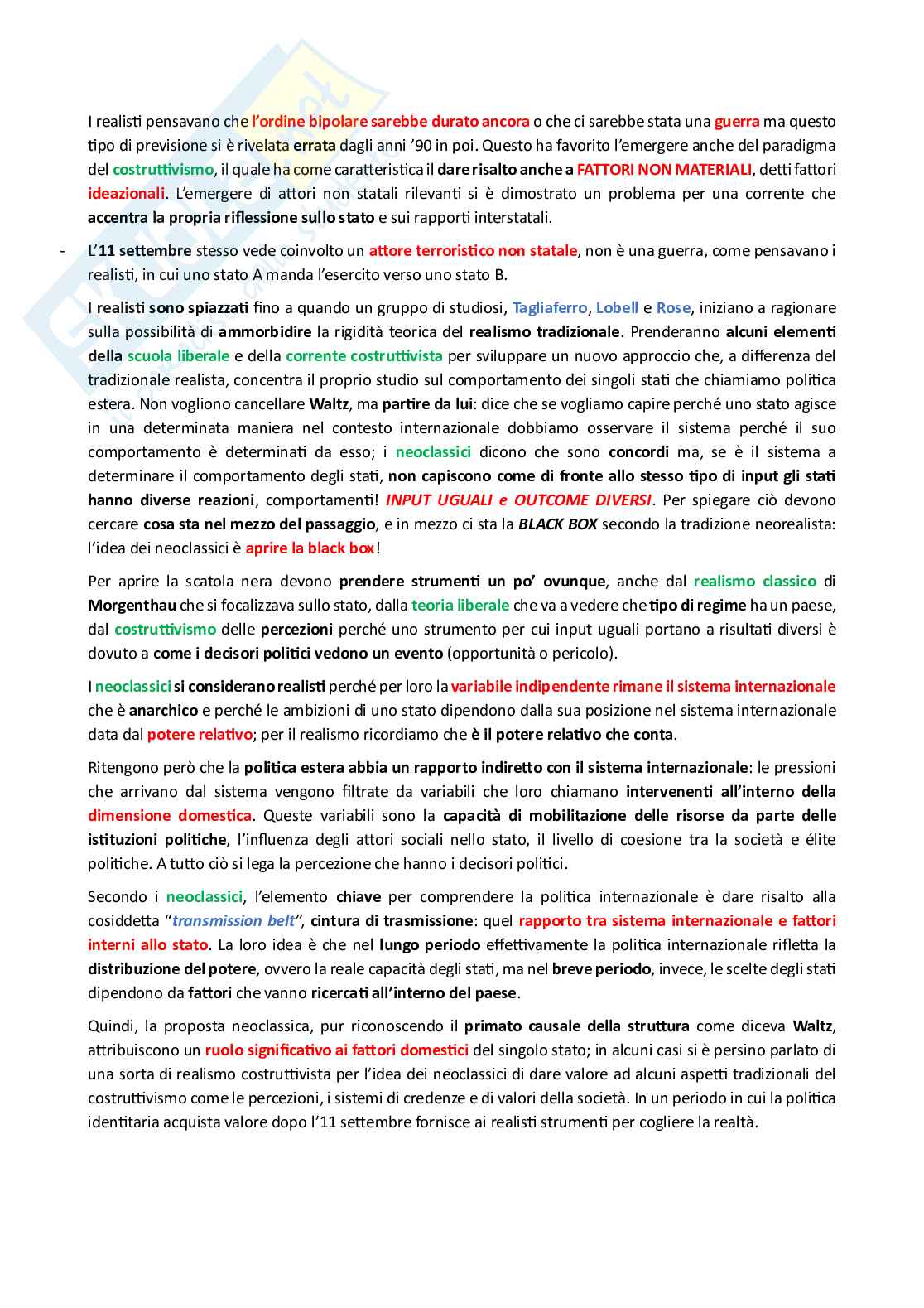Appunti di Relazioni Internazionali Pag. 31