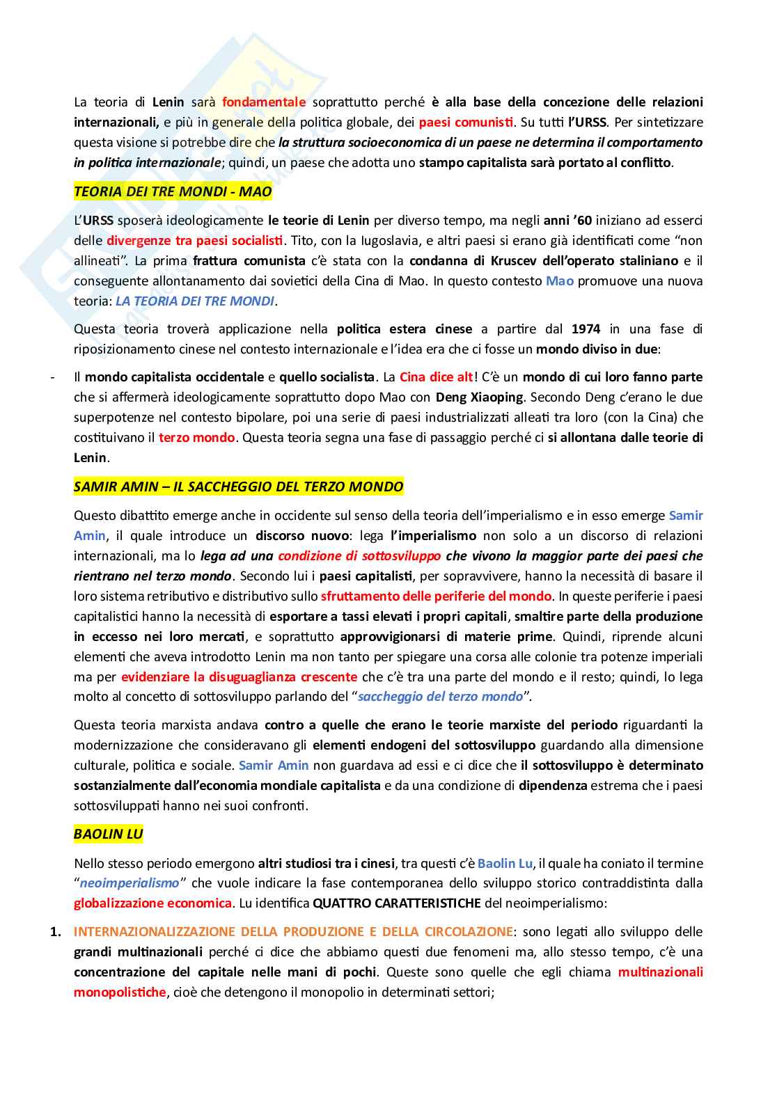 Appunti di Relazioni Internazionali Pag. 46