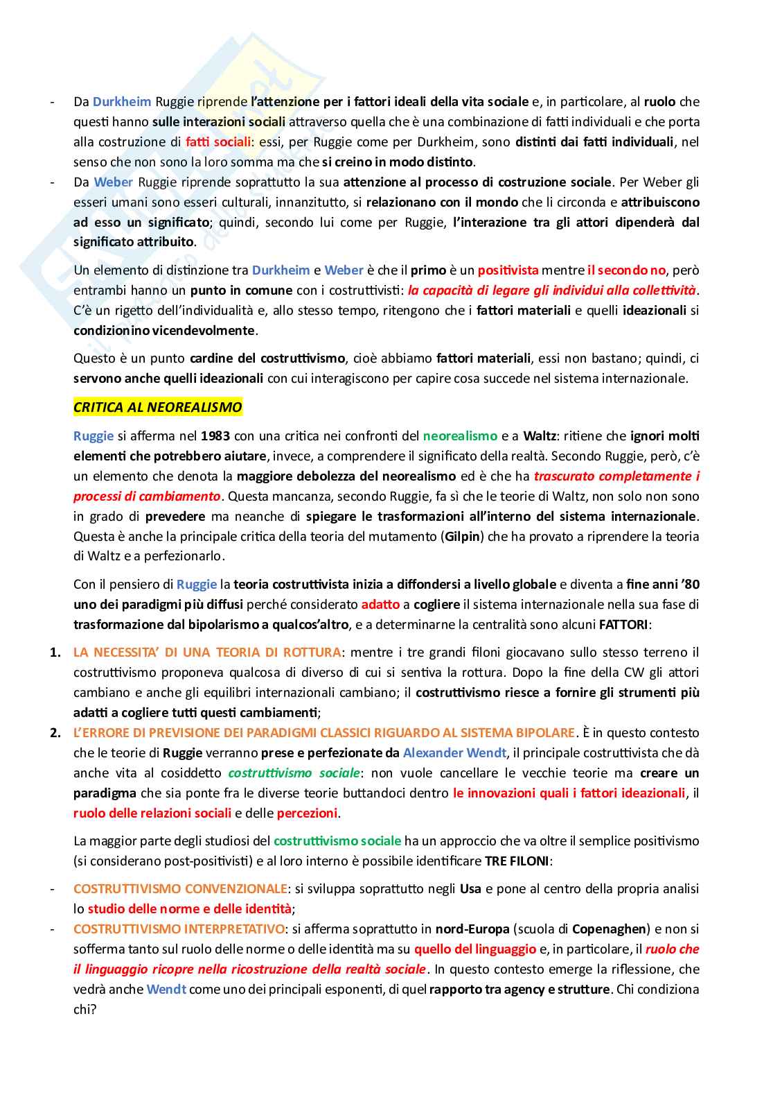 Appunti di Relazioni Internazionali Pag. 56