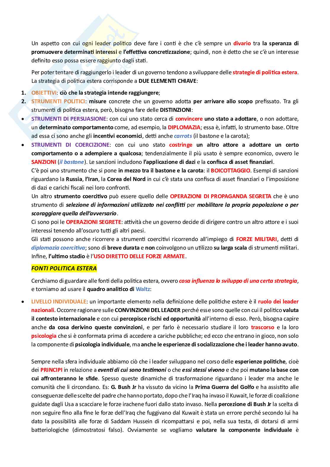 Appunti di Relazioni Internazionali Pag. 61