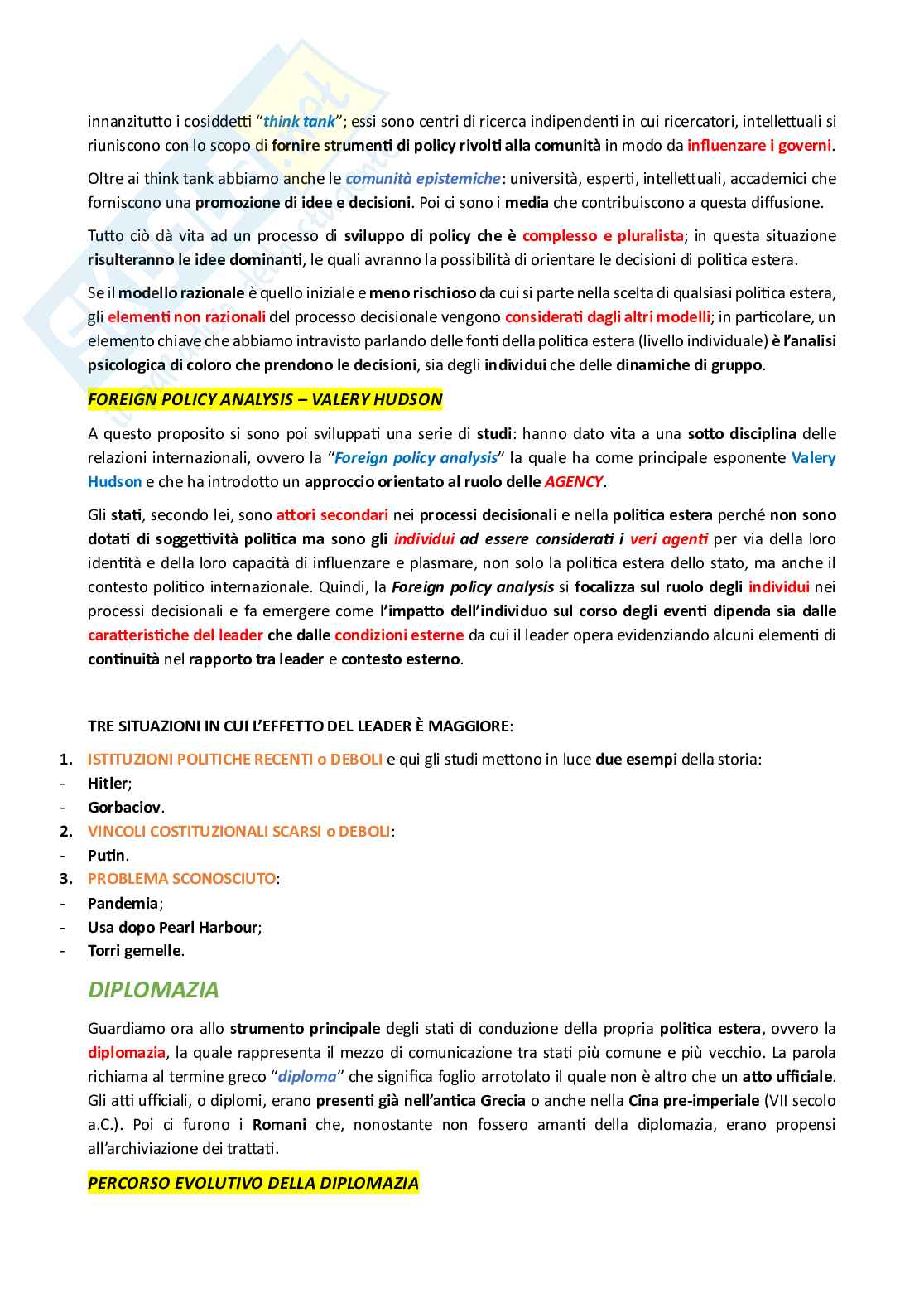 Appunti di Relazioni Internazionali Pag. 66