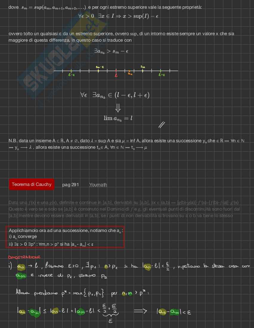 Appunti esame Analisi matematica 1 - Parte 1 (12 crediti) Pag. 21