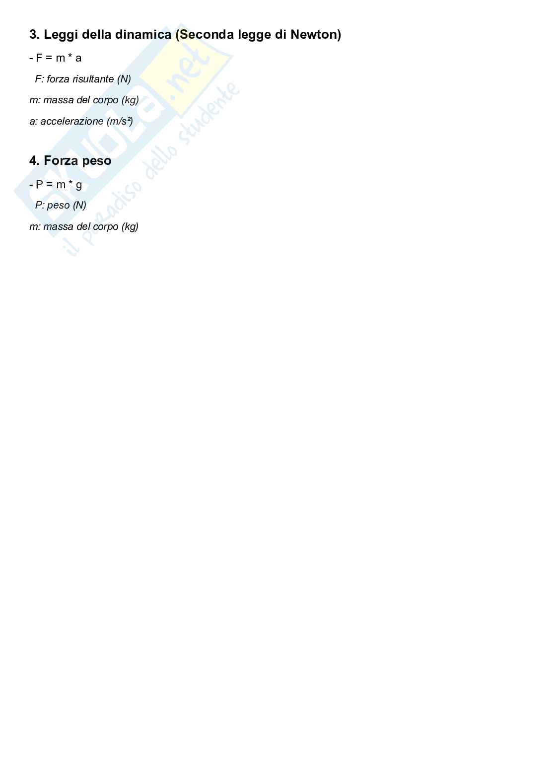 Formulario Fisica generale Pag. 2