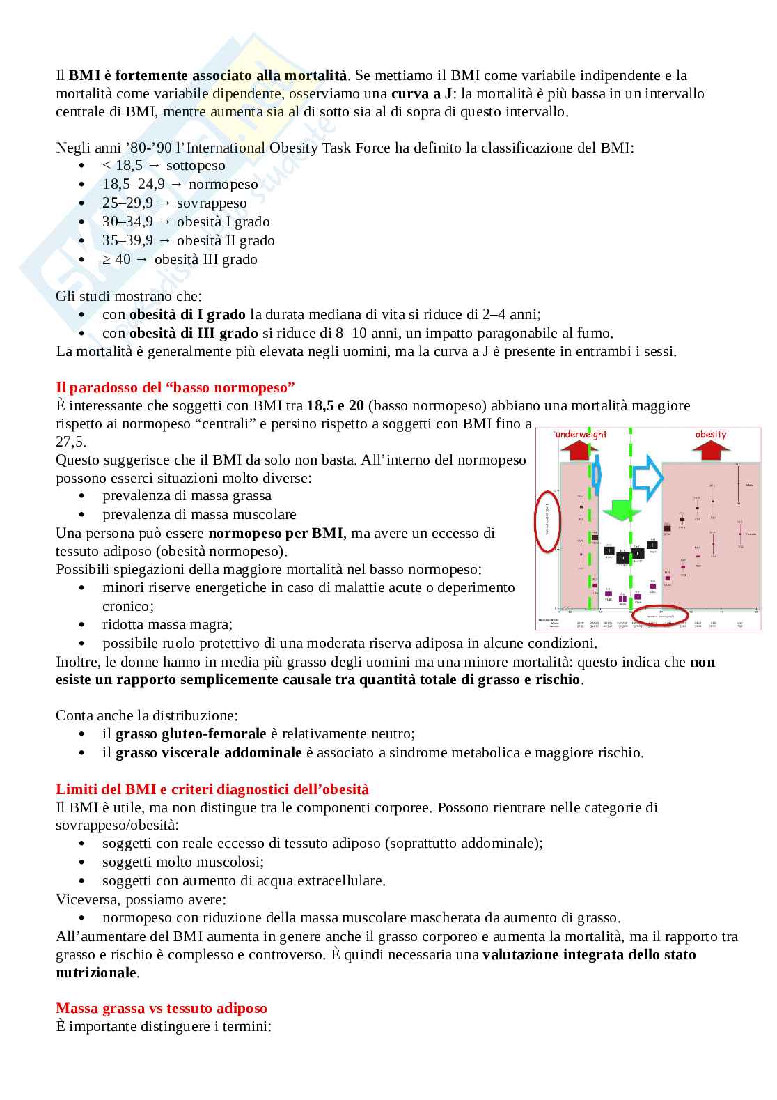 Appunti Valutazione dello stato di nutrizione Pag. 36