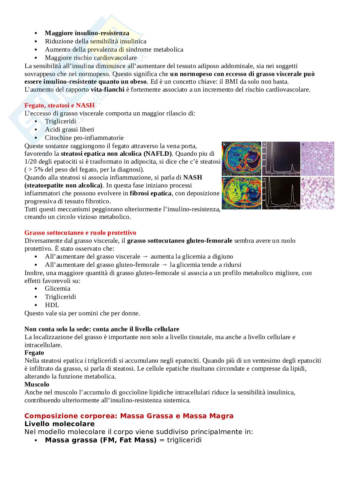 Appunti Valutazione dello stato di nutrizione Pag. 41