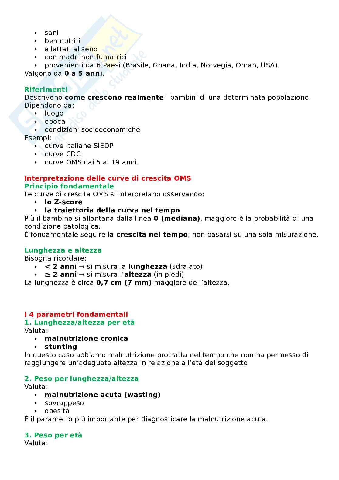 Appunti Valutazione dello stato di nutrizione Pag. 66