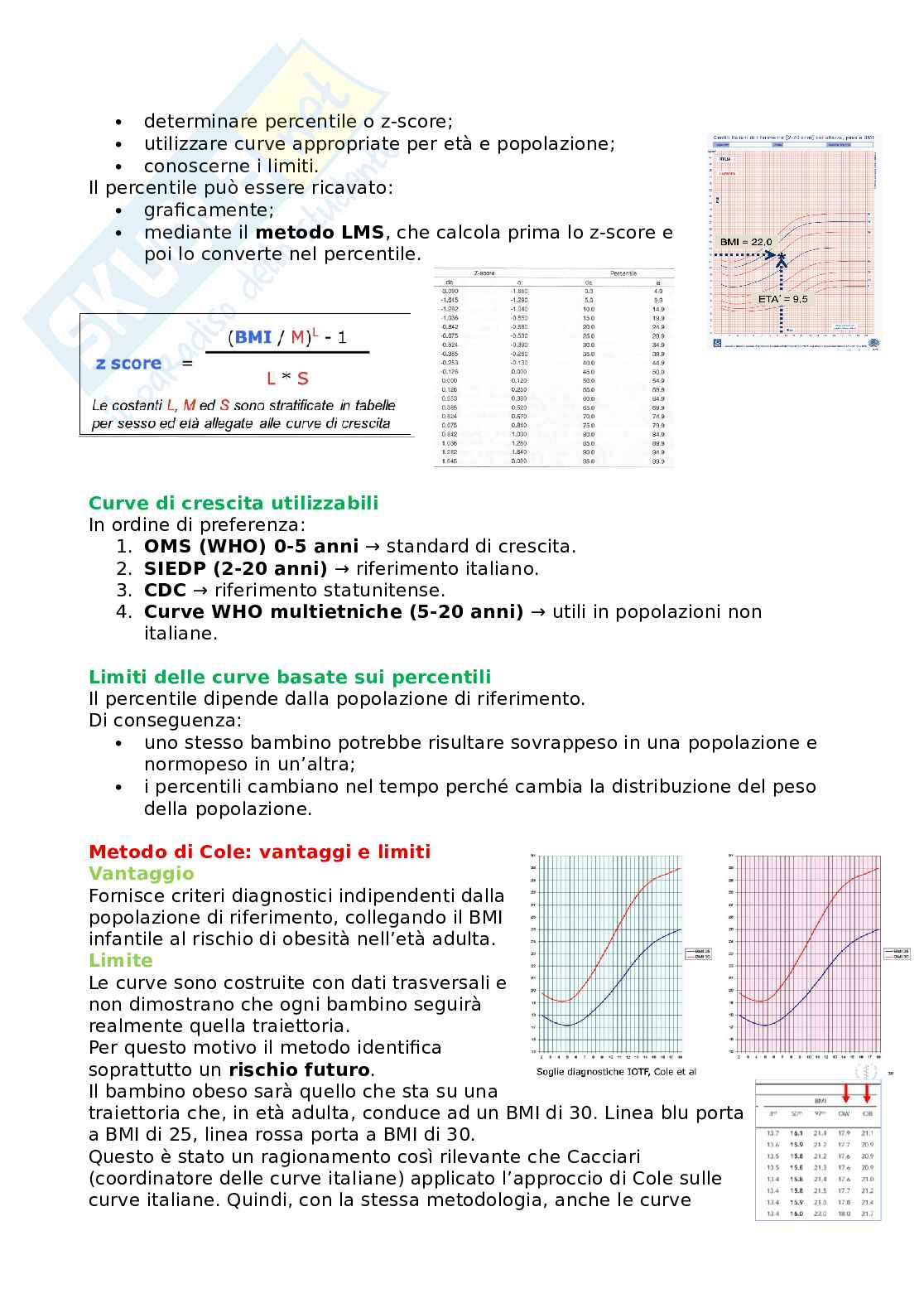 Appunti Valutazione dello stato di nutrizione Pag. 76