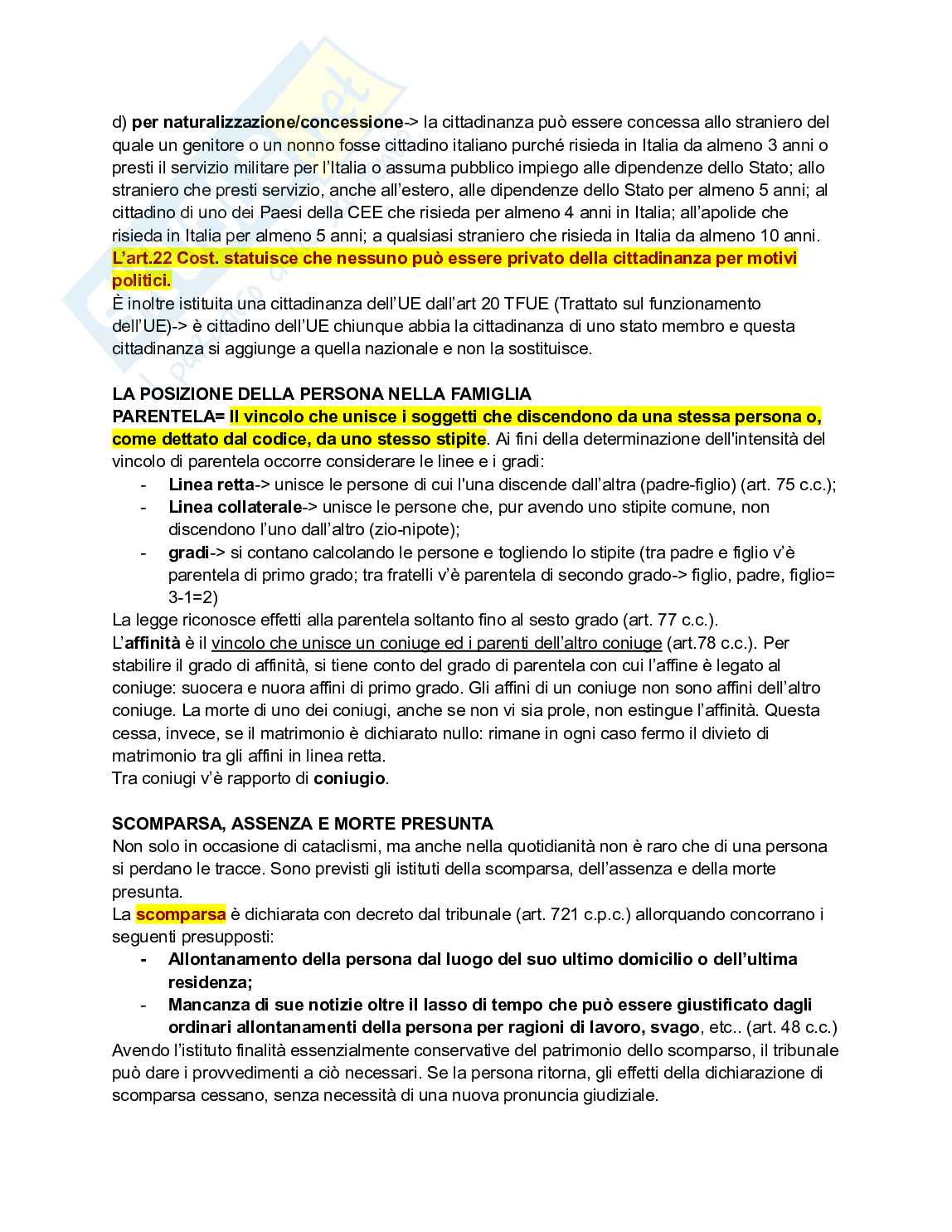 Diritto privato  Pag. 11