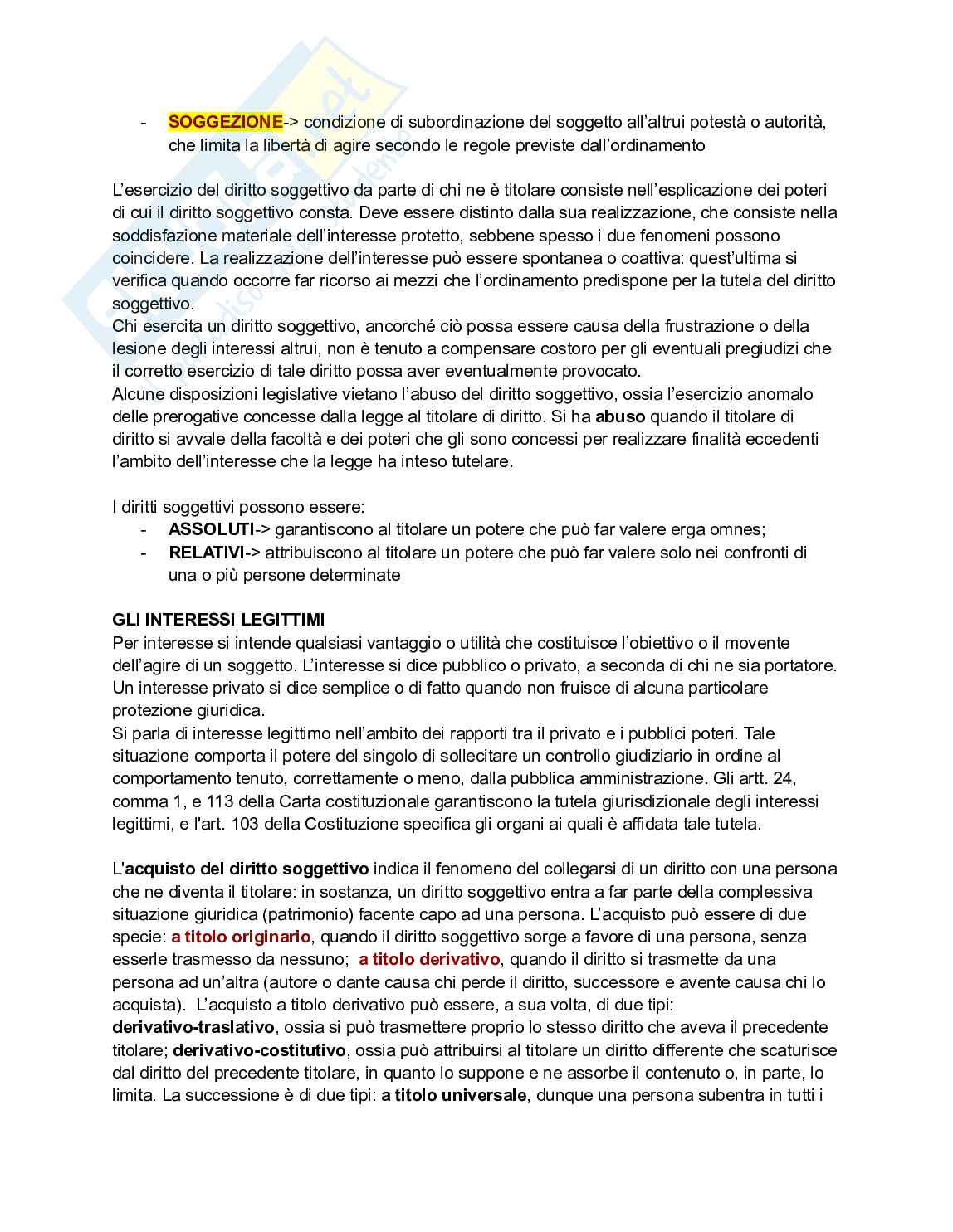 Diritto privato  Pag. 2