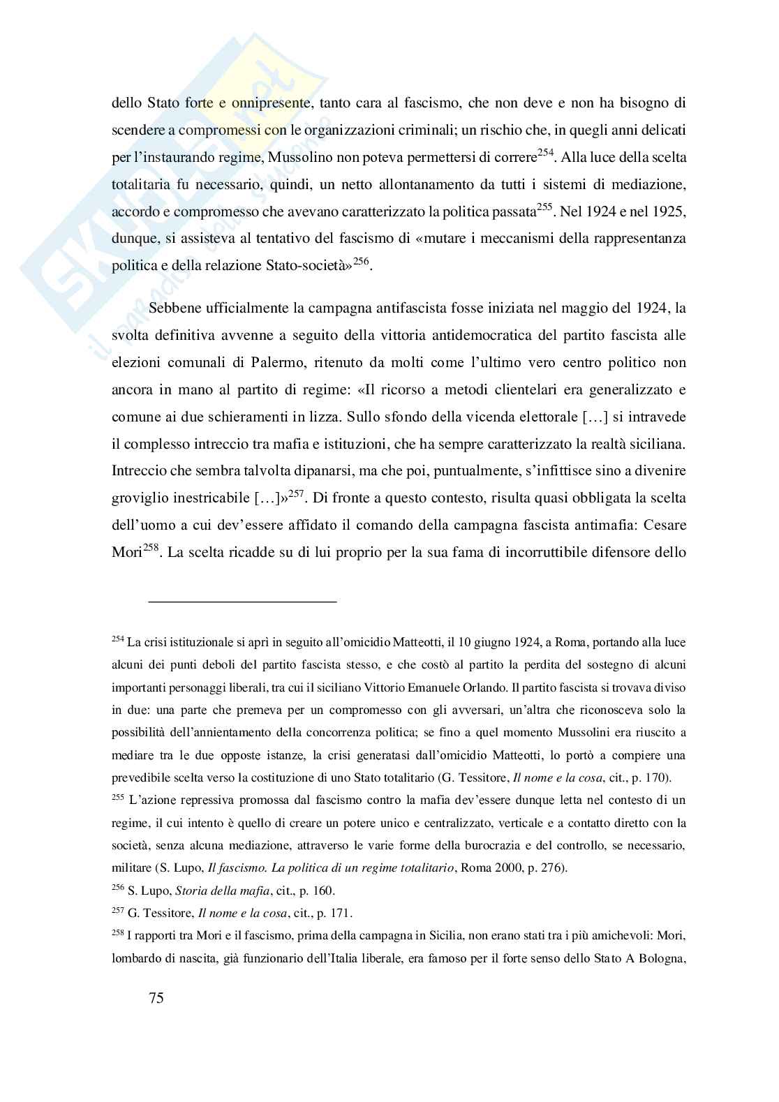 Lotta dello Stato alla criminalità organizzata: dal brigantaggio alla mafia, tra Unità d'Italia e il periodo della costituente Pag. 76