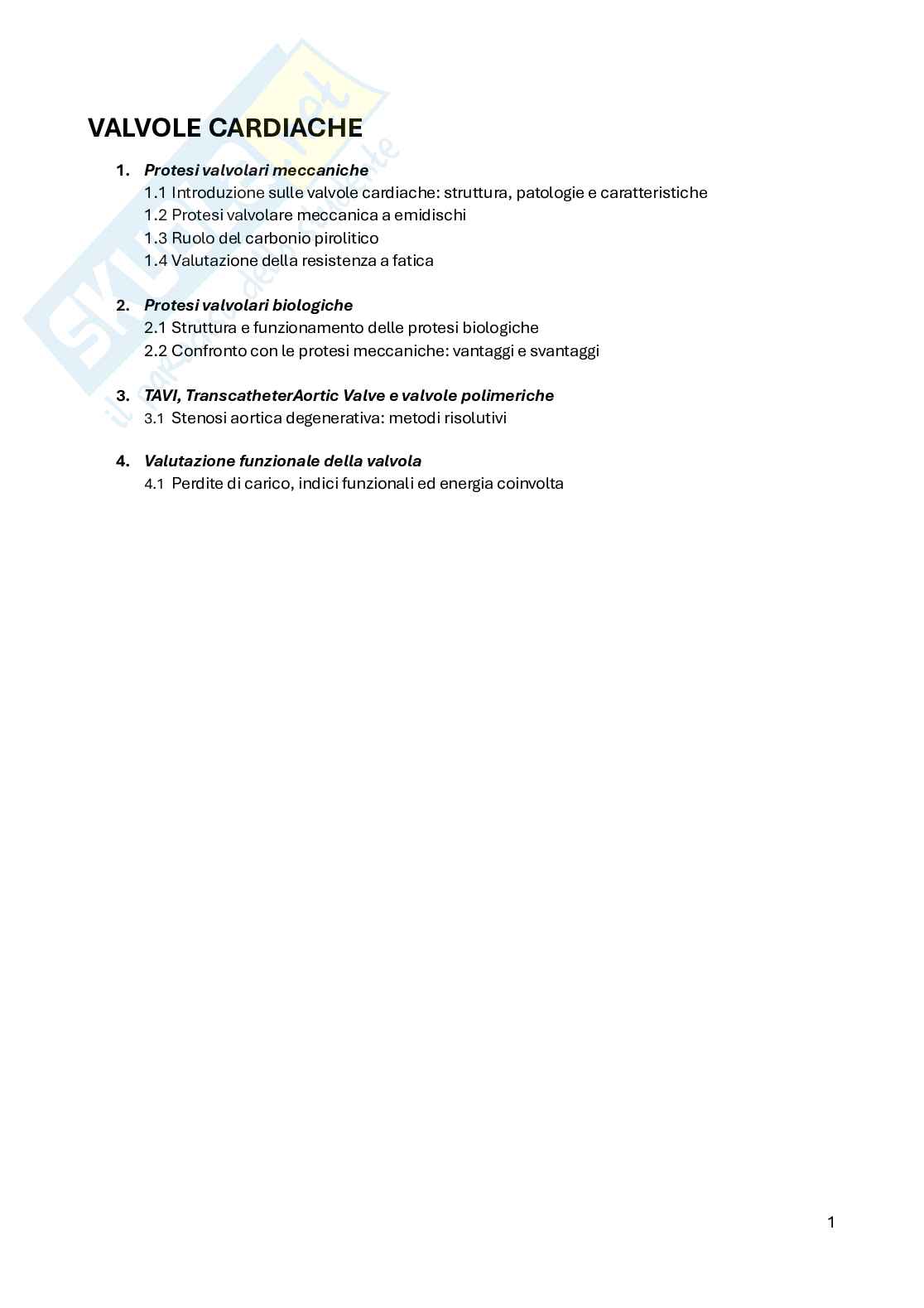 Appunti Dispositivi medicali e diagnostici Pag. 1