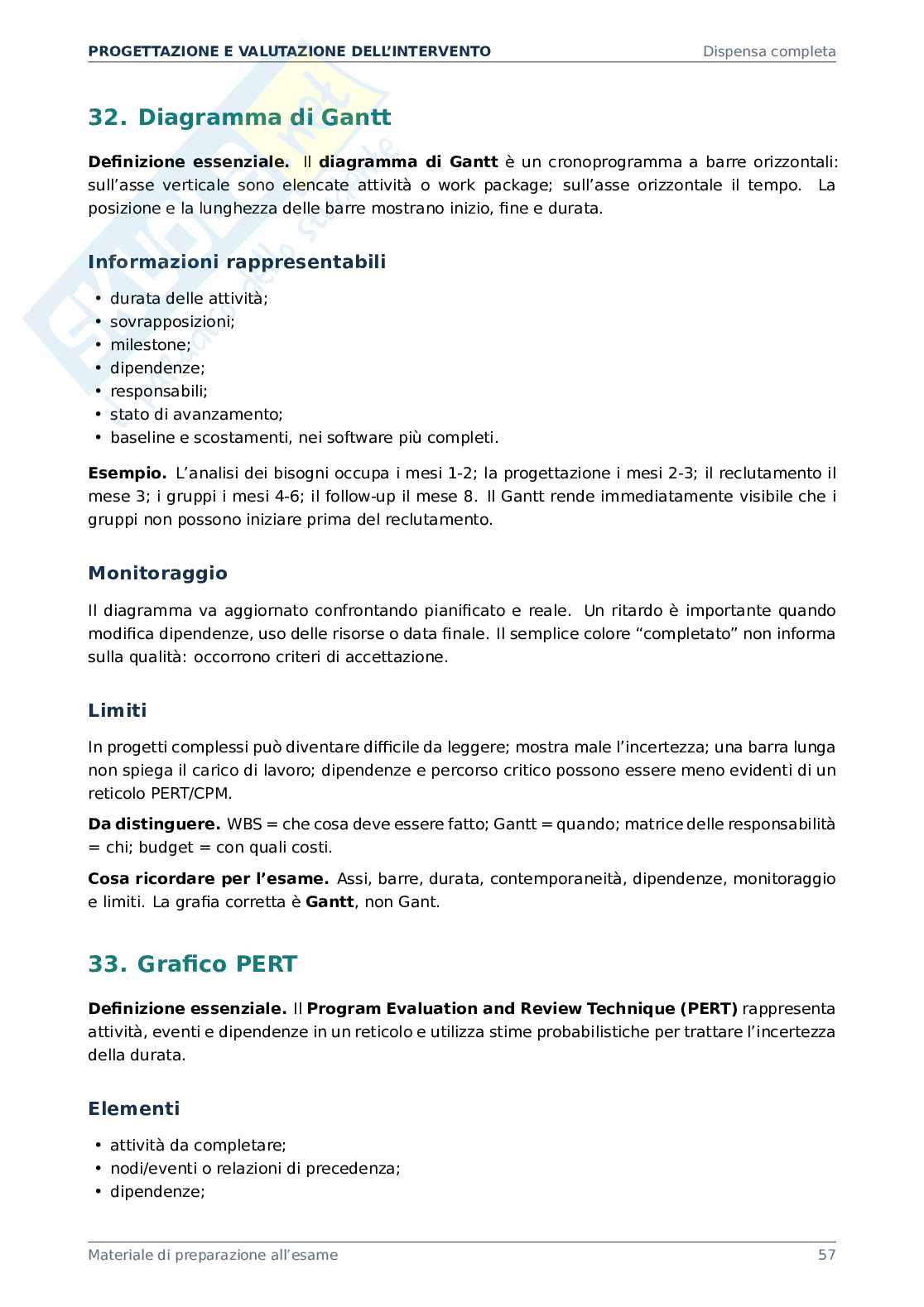 Progettazione e valutazione dell'intervento - materiale completo per affrontare l'esame Pag. 46