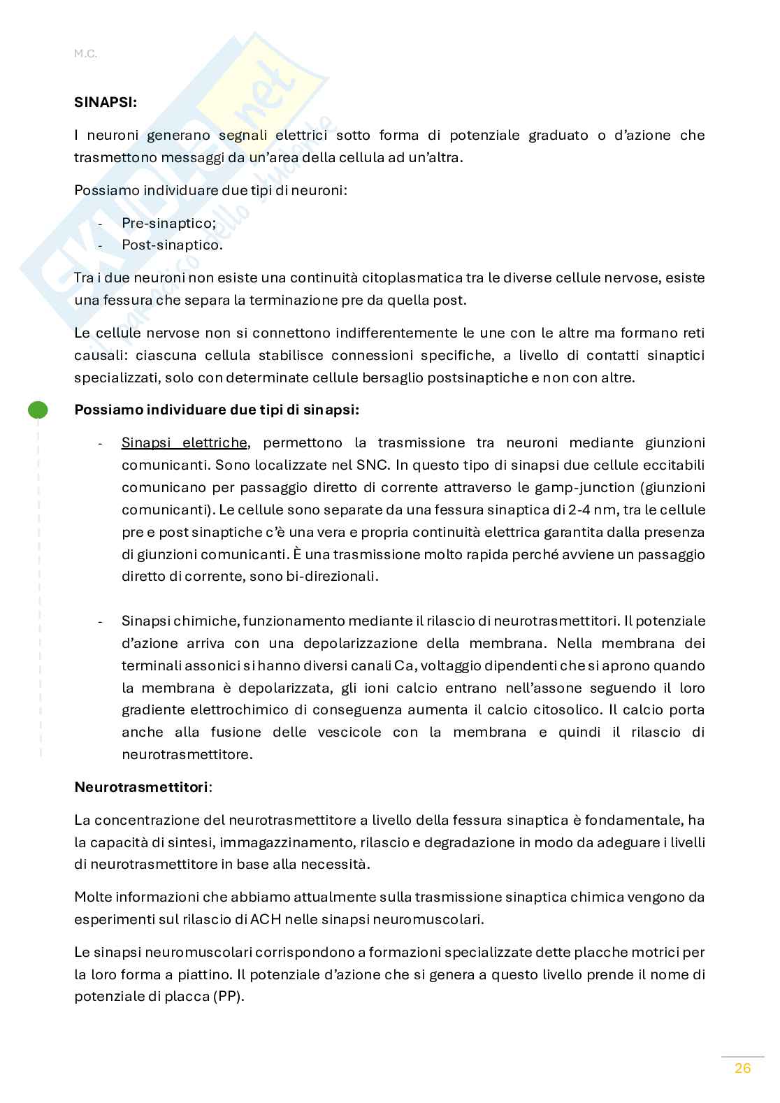 Fisiologia umana Pag. 26