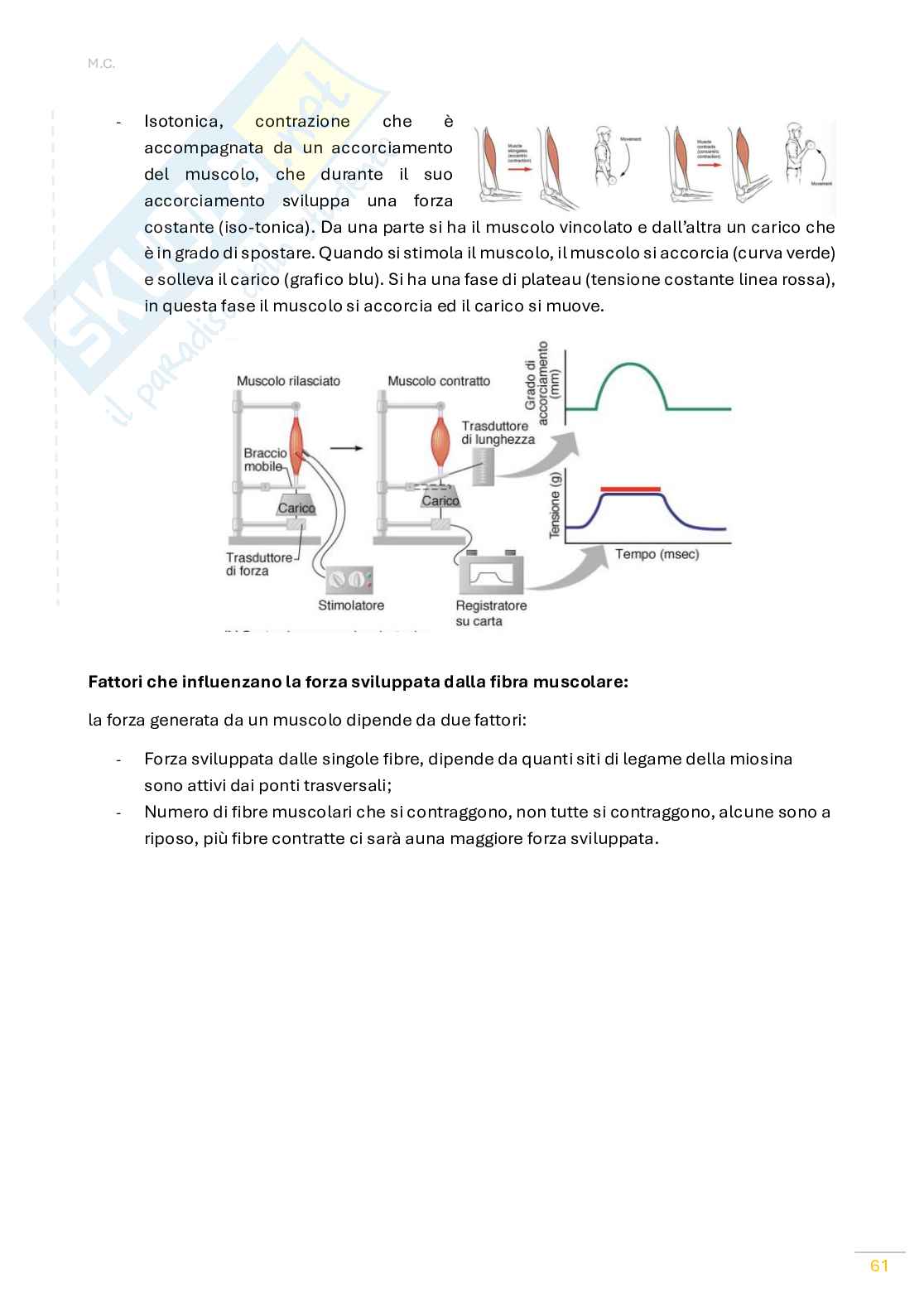 Fisiologia umana Pag. 61