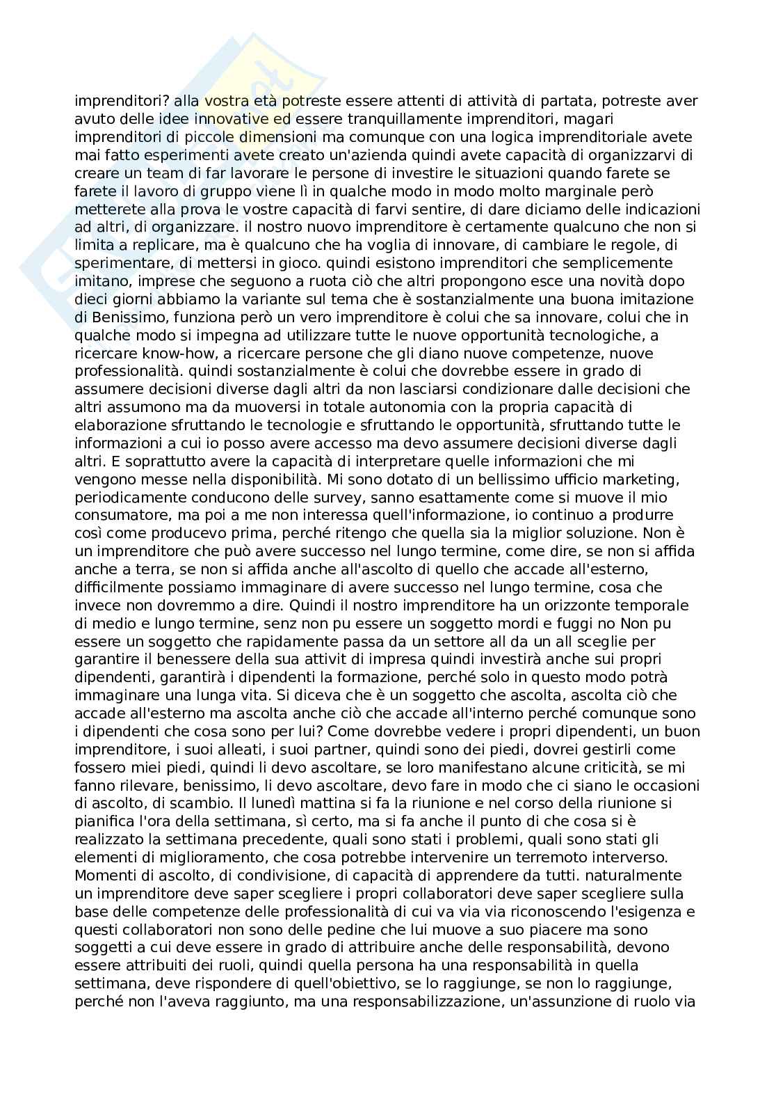 Preparazione primo parziale Economia e gestione dell'impresa Pag. 11