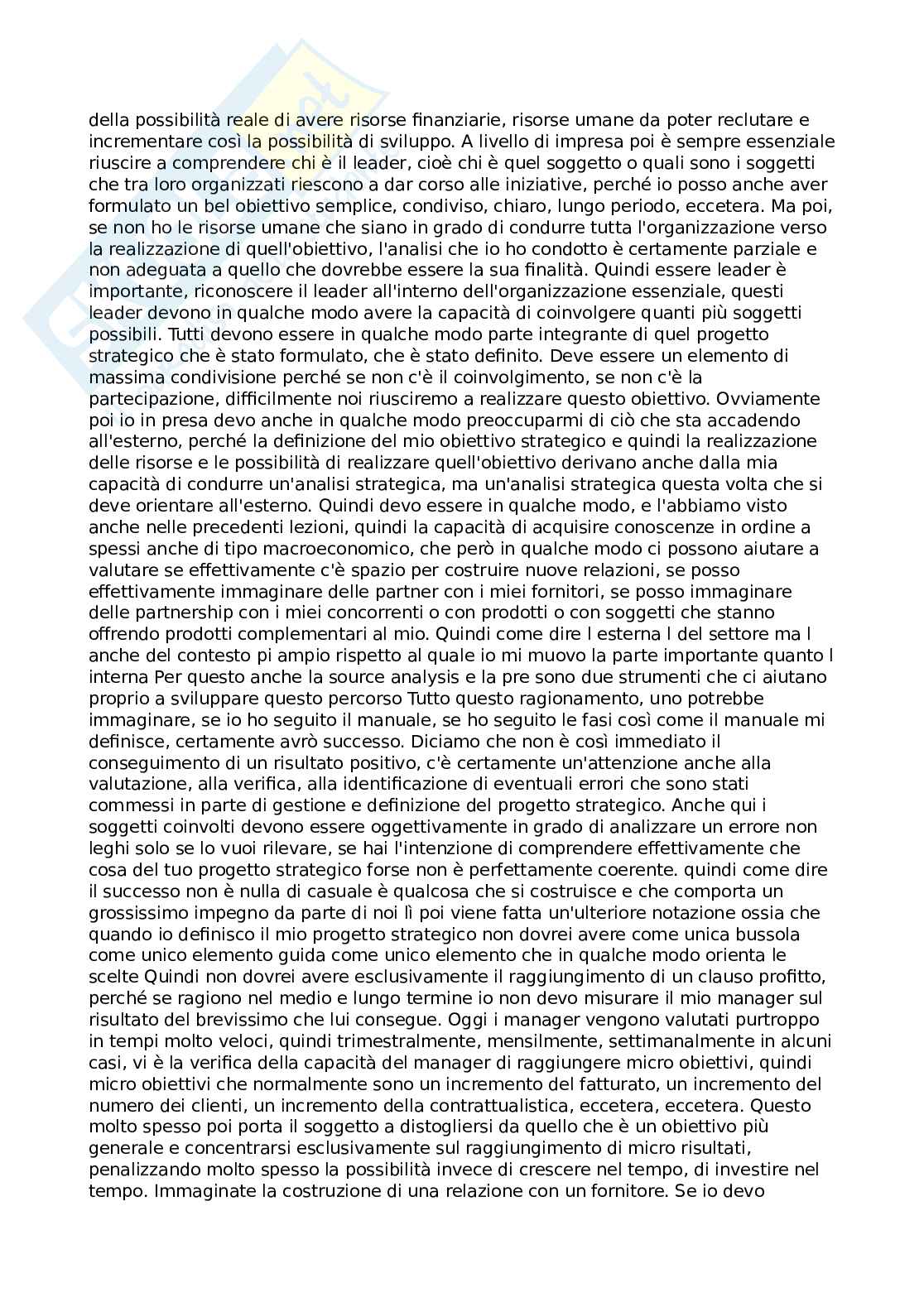 Preparazione primo parziale Economia e gestione dell'impresa Pag. 21
