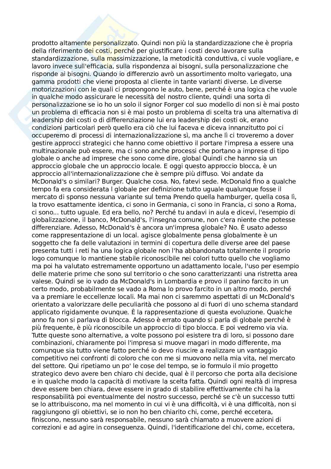 Preparazione primo parziale Economia e gestione dell'impresa Pag. 26