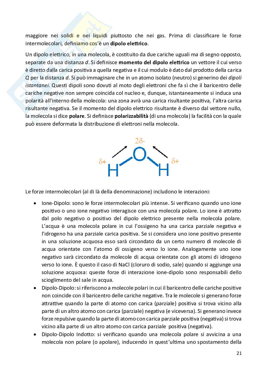 Appunti di Chimica generale Pag. 21