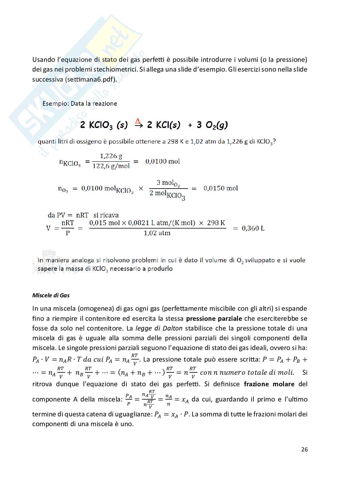 Appunti di Chimica generale Pag. 26