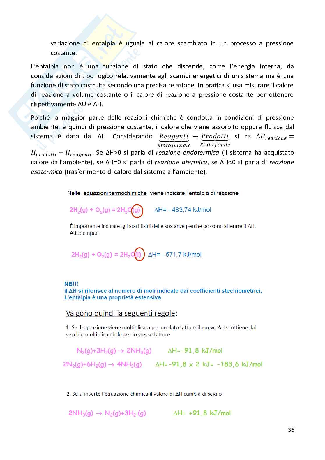 Appunti di Chimica generale Pag. 36