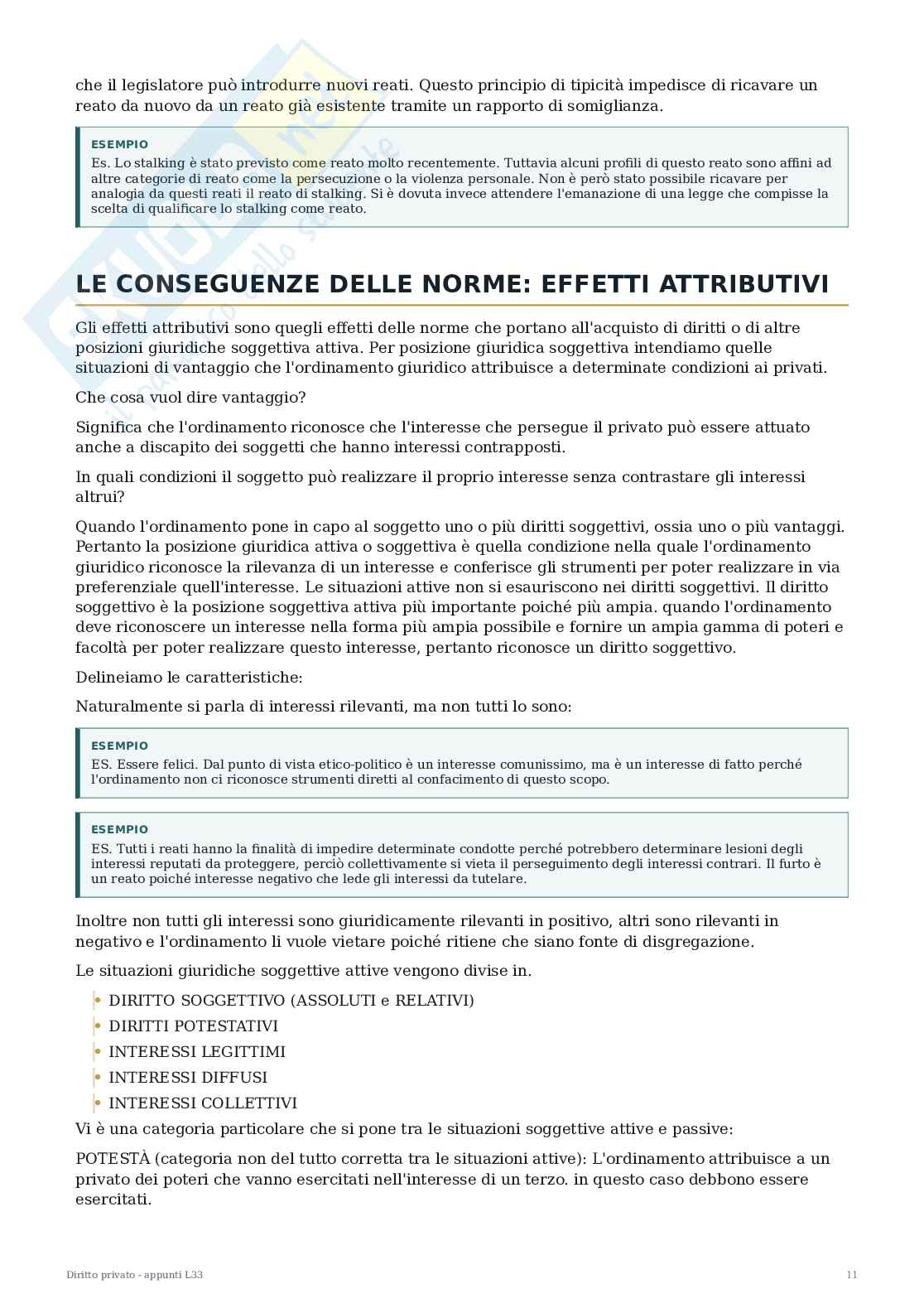 Diritto privato - Appunti completi per Economia e Finanza Pag. 11
