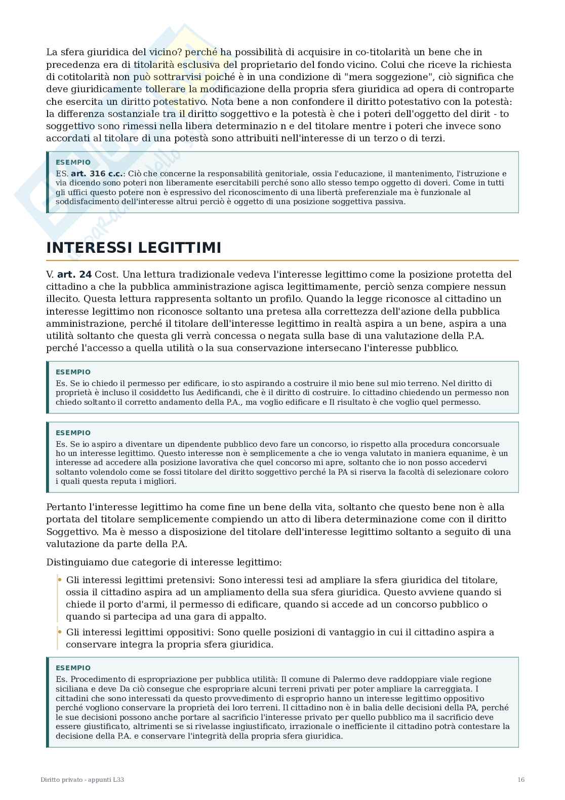 Diritto privato - Appunti completi per Economia e Finanza Pag. 16