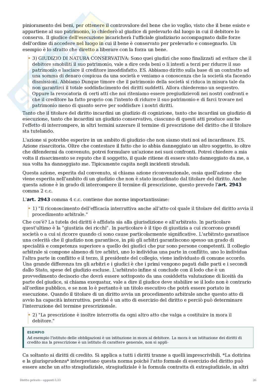Diritto privato - Appunti completi per Economia e Finanza Pag. 26