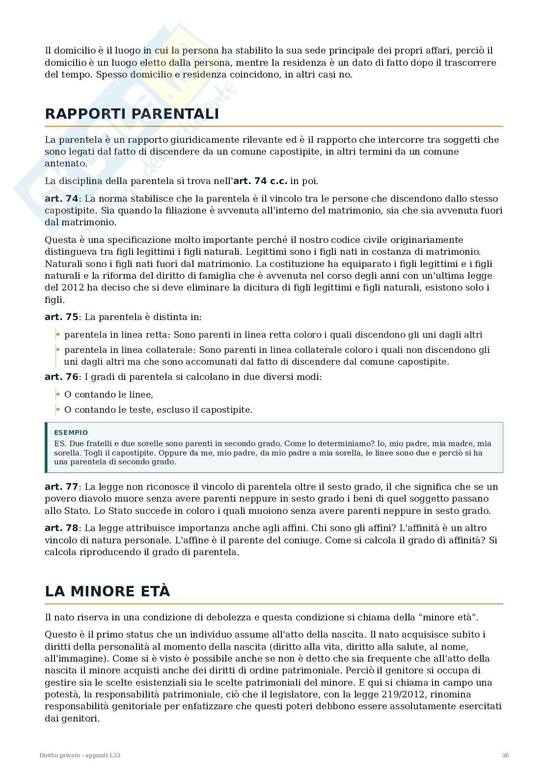Diritto privato - Appunti completi per Economia e Finanza Pag. 36
