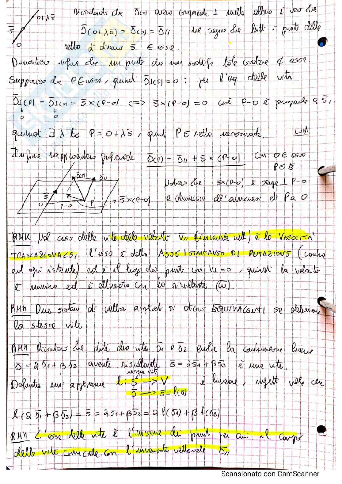 Appunti riscritti di Meccanica Razionale Pag. 36