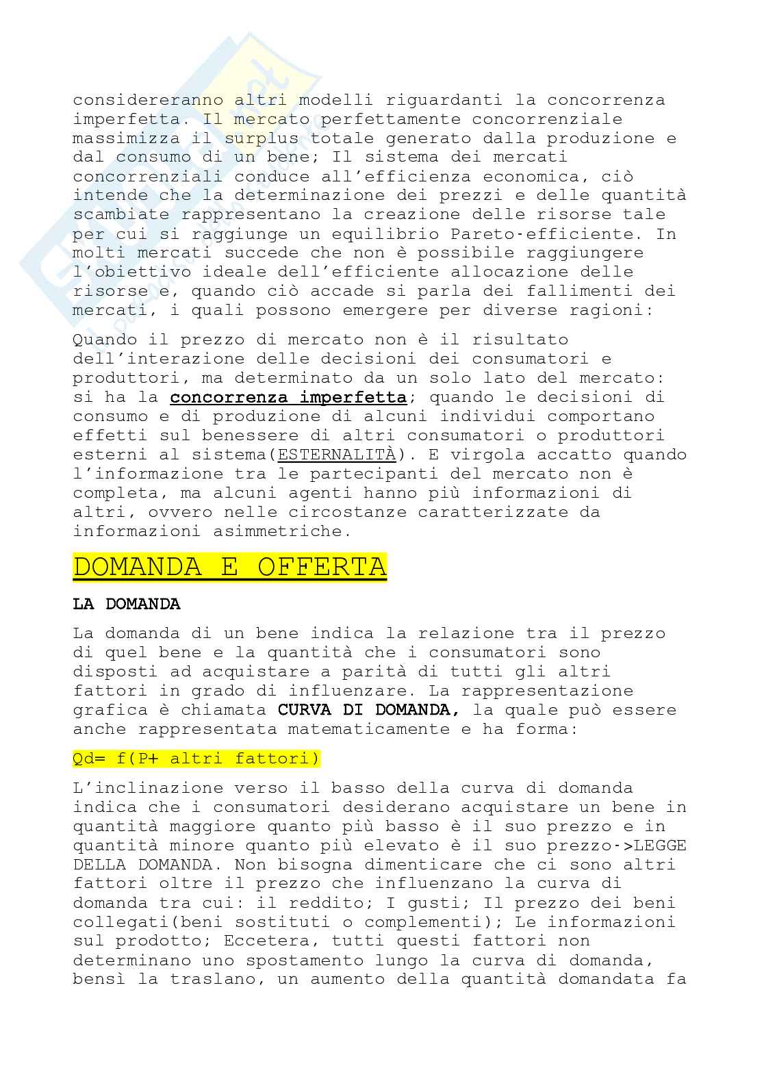 Microeconomia - Appunti   Pag. 2