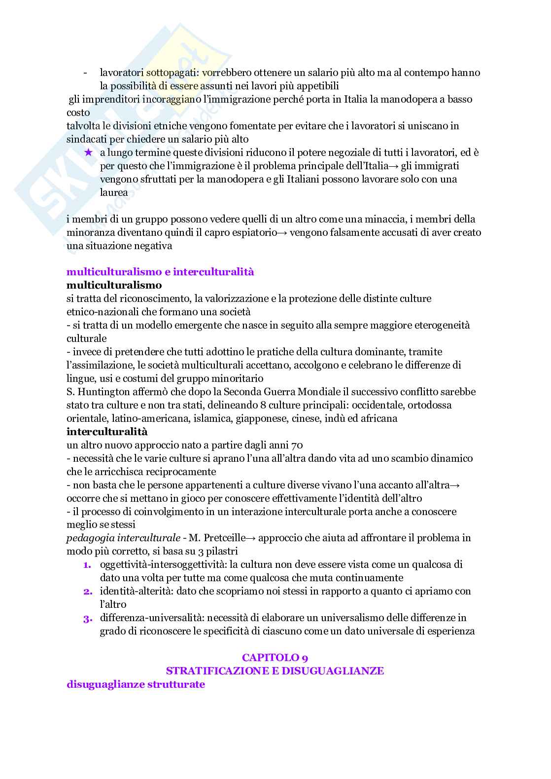 Riassunto esame Sociologia generale , Prof. Perulli Angela, libro consigliato Sociologia generale. Teoria, metodo, concetti, David Croteau, William Hoynes Pag. 31
