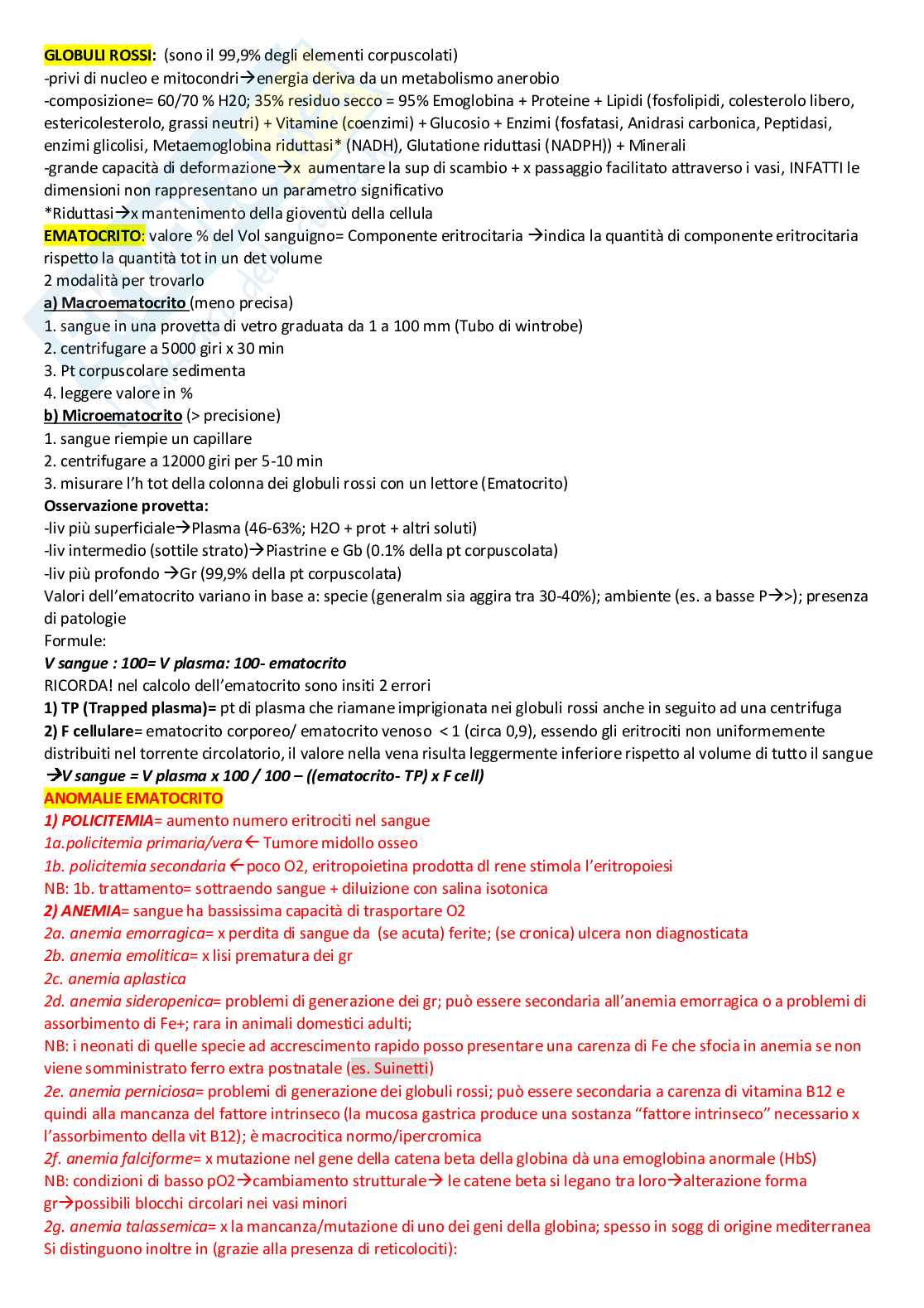 Fisiologia degli apparati viscerali Pag. 6