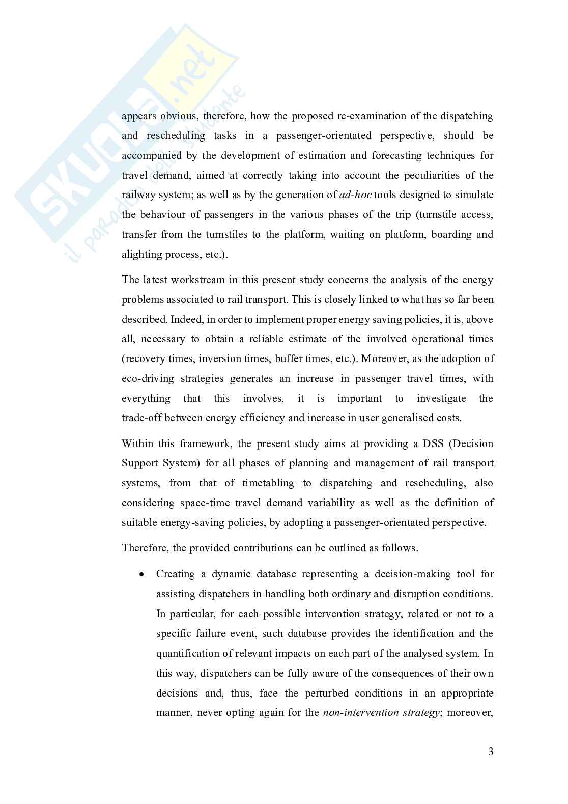 Simulazione, ottimizzazione e gestione delle reti ferroviarie Pag. 6