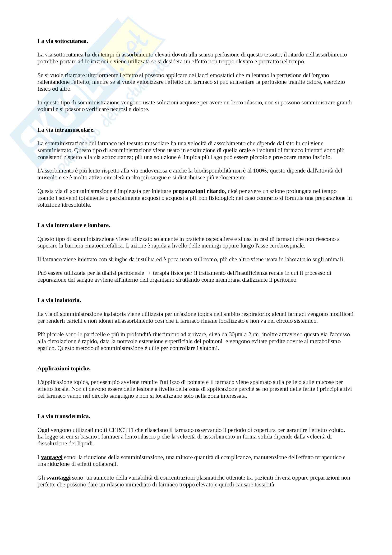 Farmacologia e farmacognosia - Appunti Pag. 11