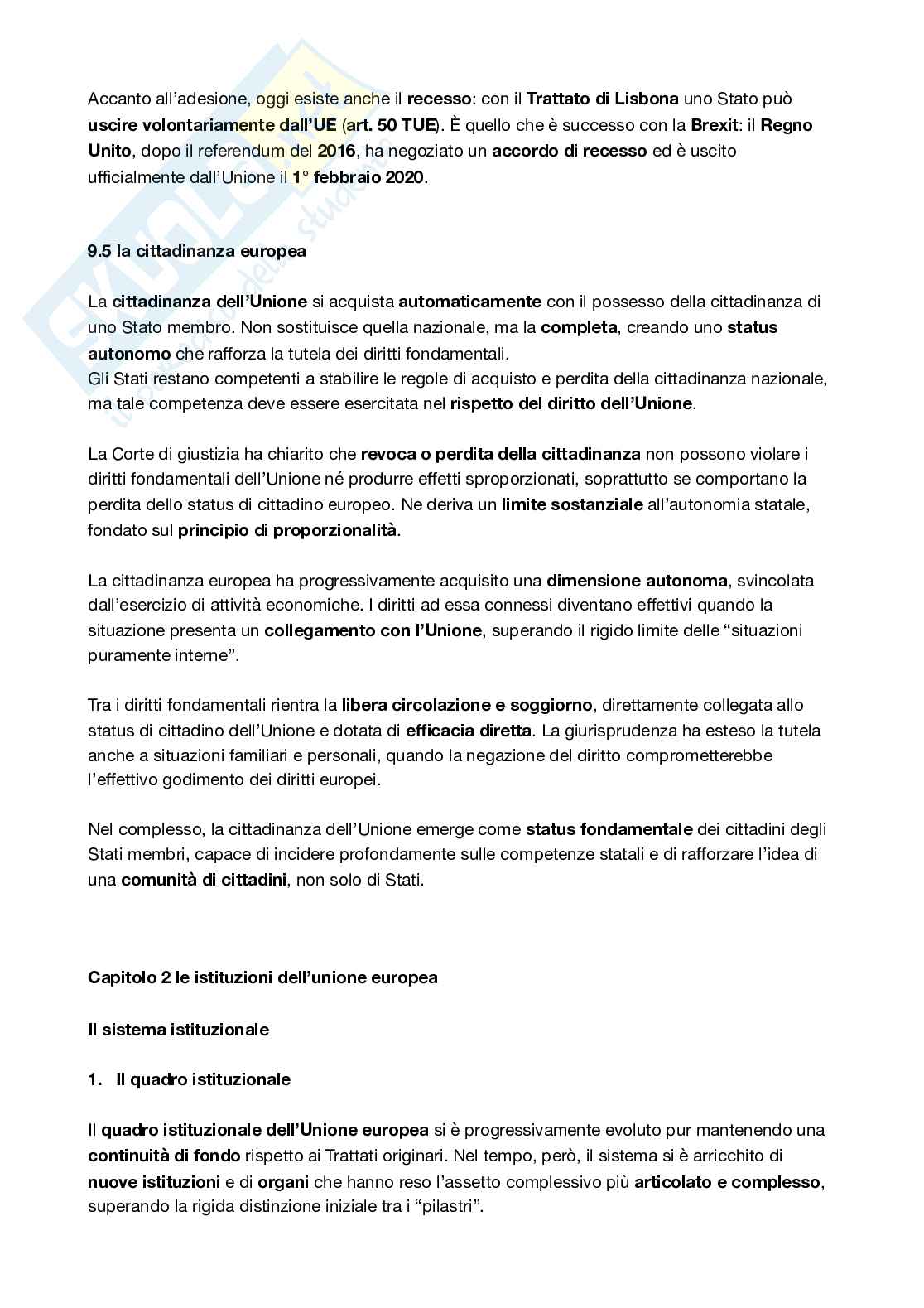 Appunti da non frequentante di Diritto dell'Unione Europea Pag. 11