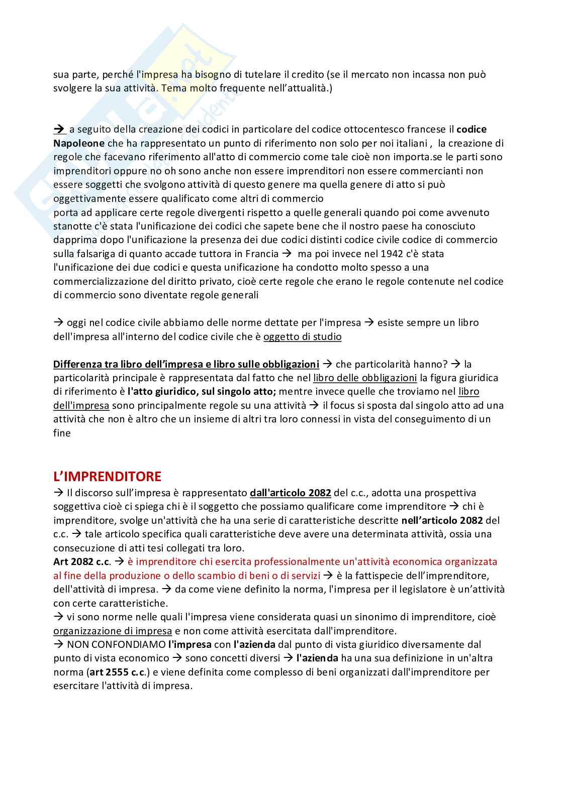 Diritto commerciale  Pag. 2
