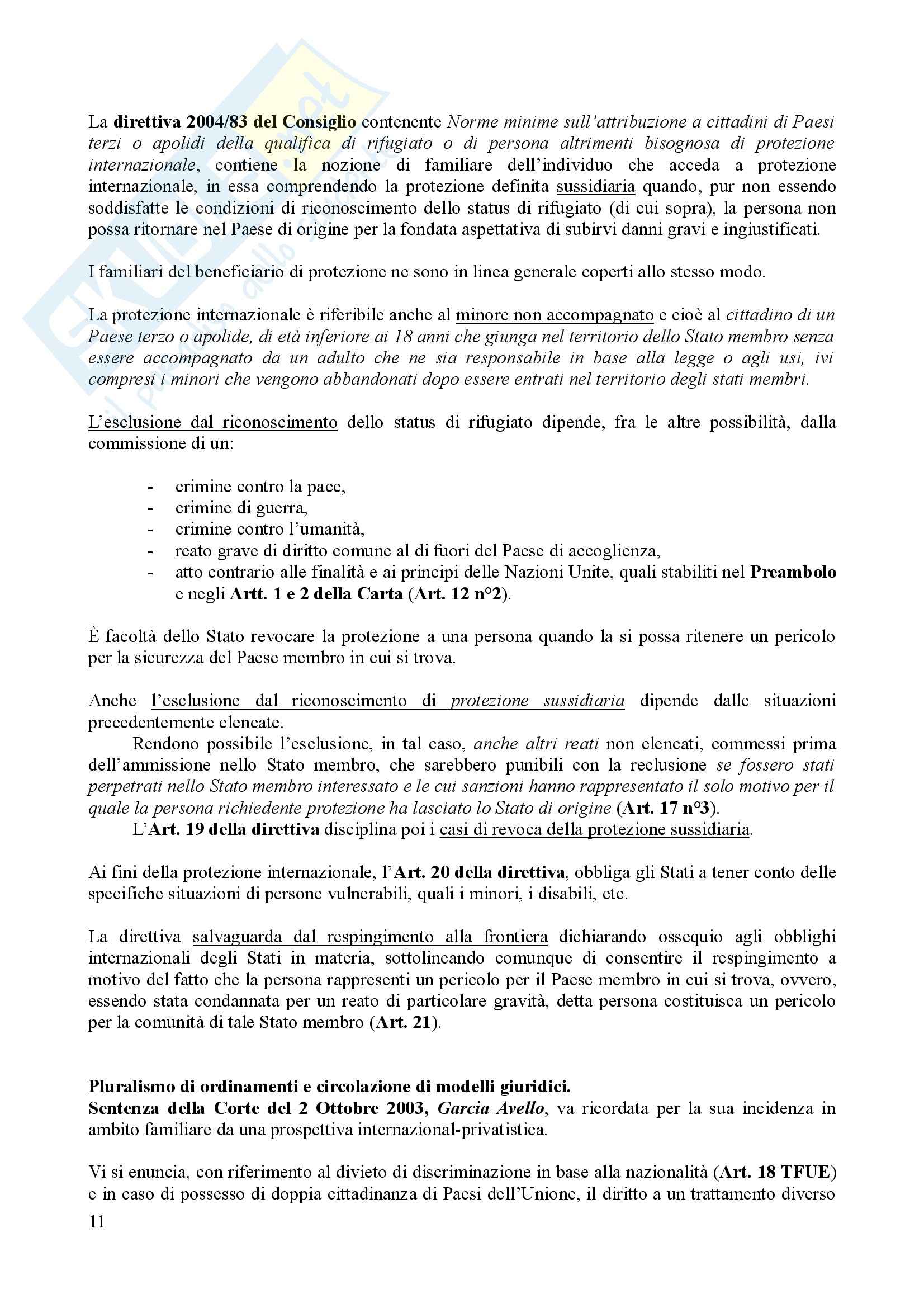 Diritto dell'Unione Europea - parte speciale Pag. 11