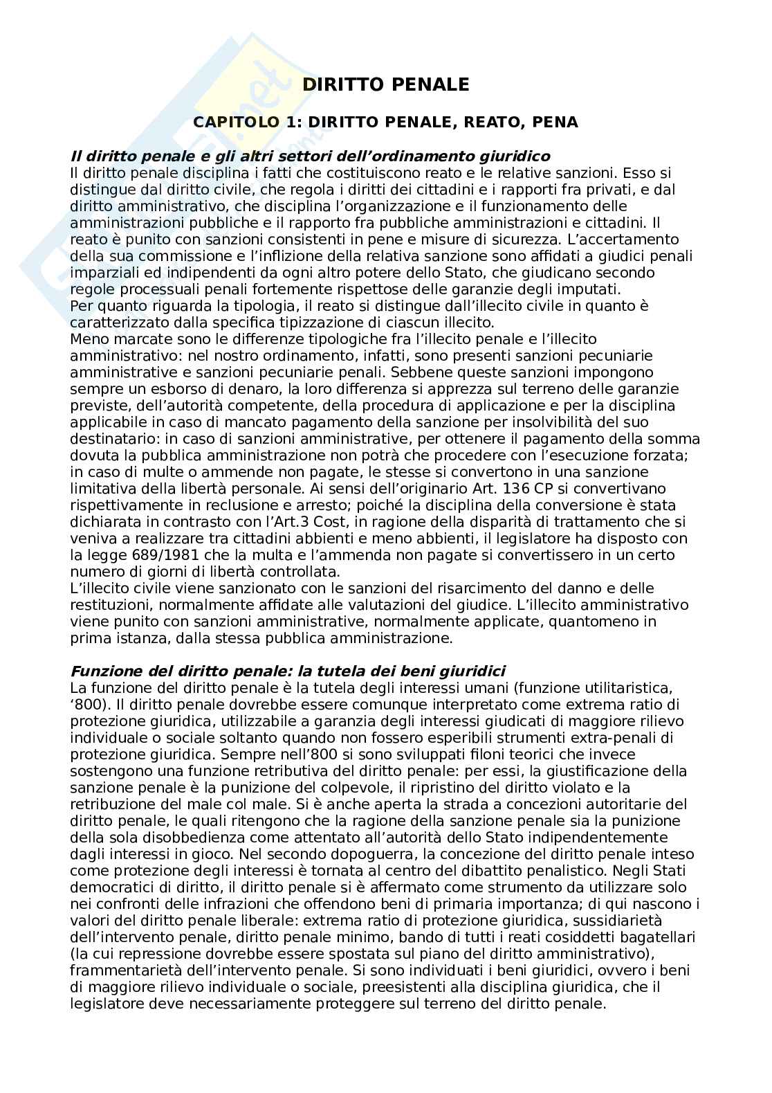 Diritto penale Pag. 1