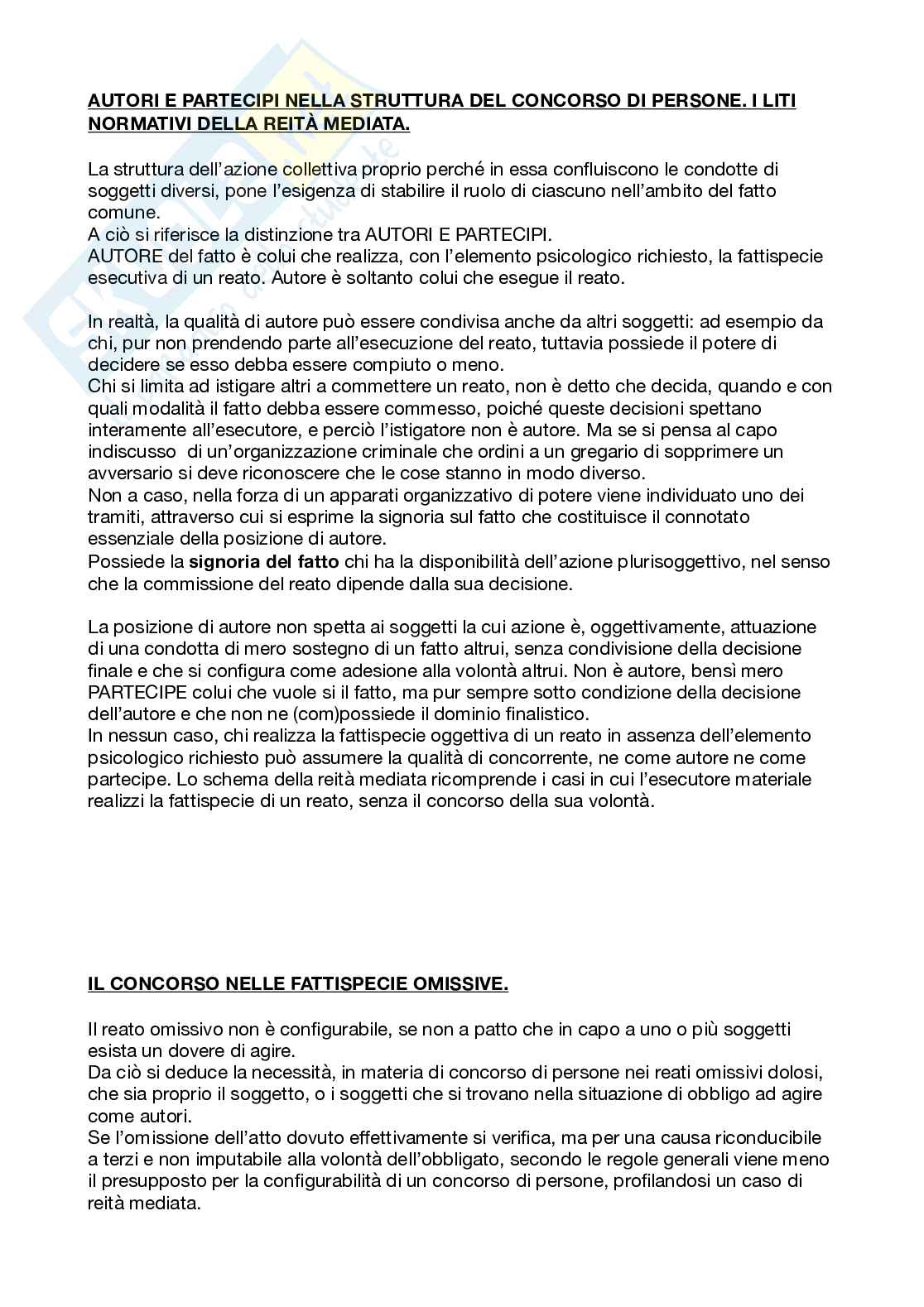 Concorso di persone nel reato Pag. 6